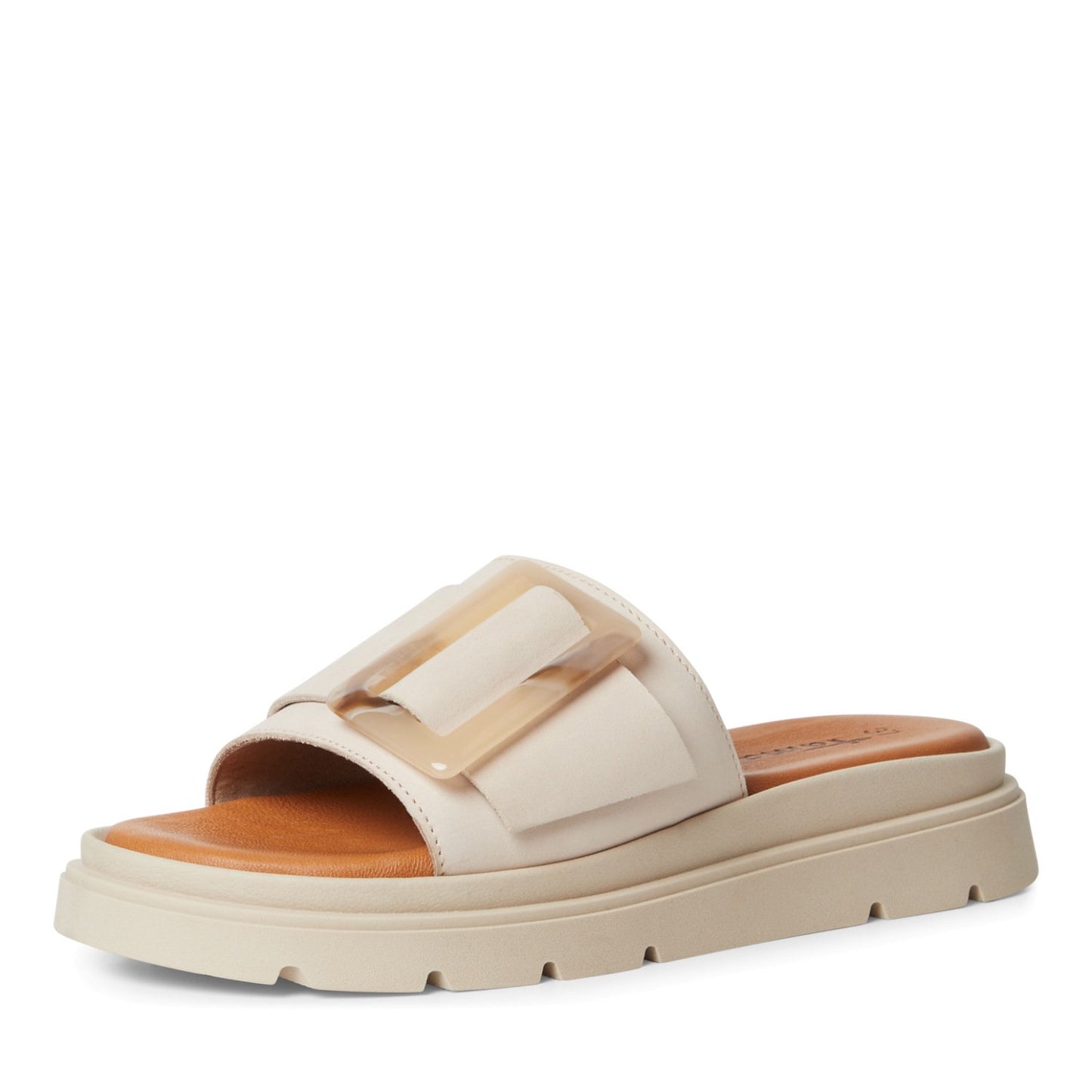 Pantolette (Ivory Nubuc)