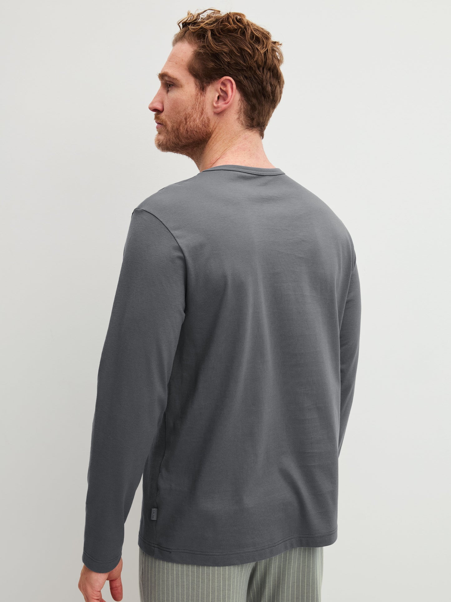 HERREN Shirt langarm (Tornado Grey)