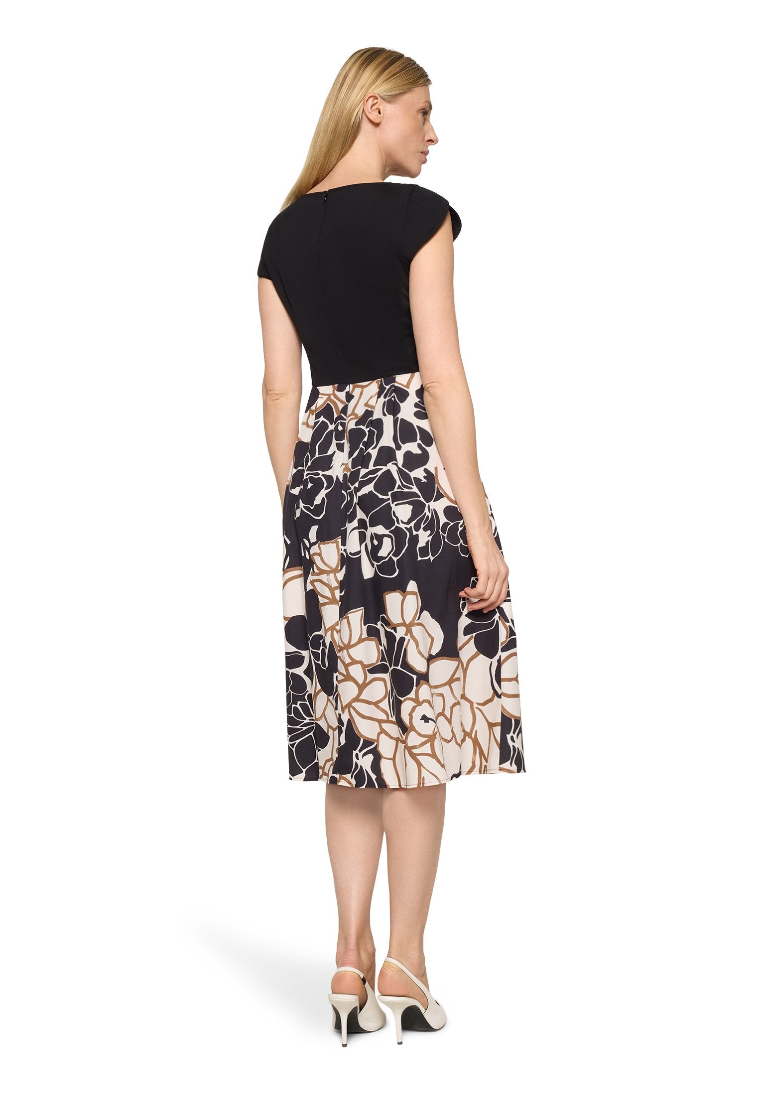 Etuikleid (Beige/black)