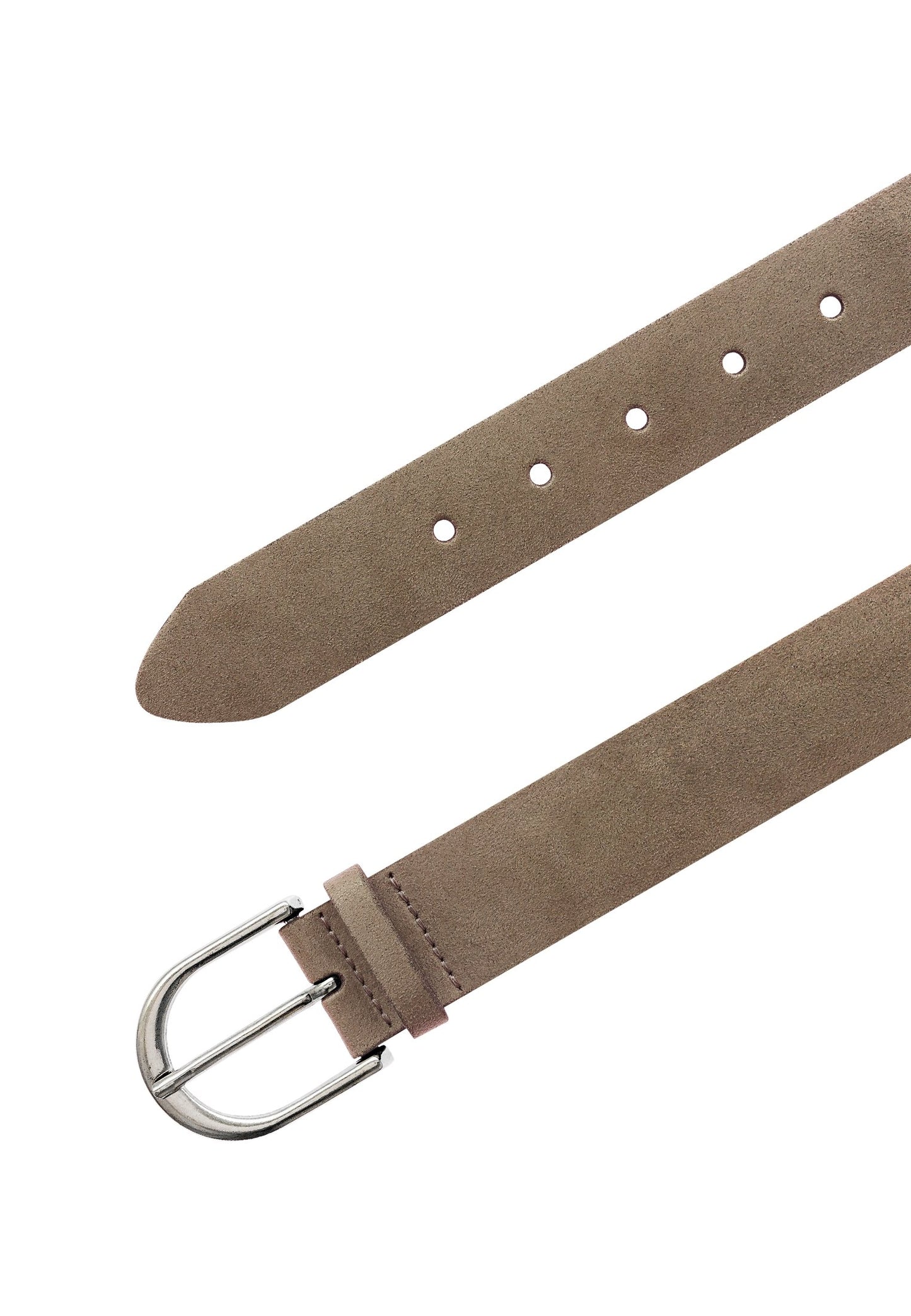 35 mm Veloursgürtel (Taupe)