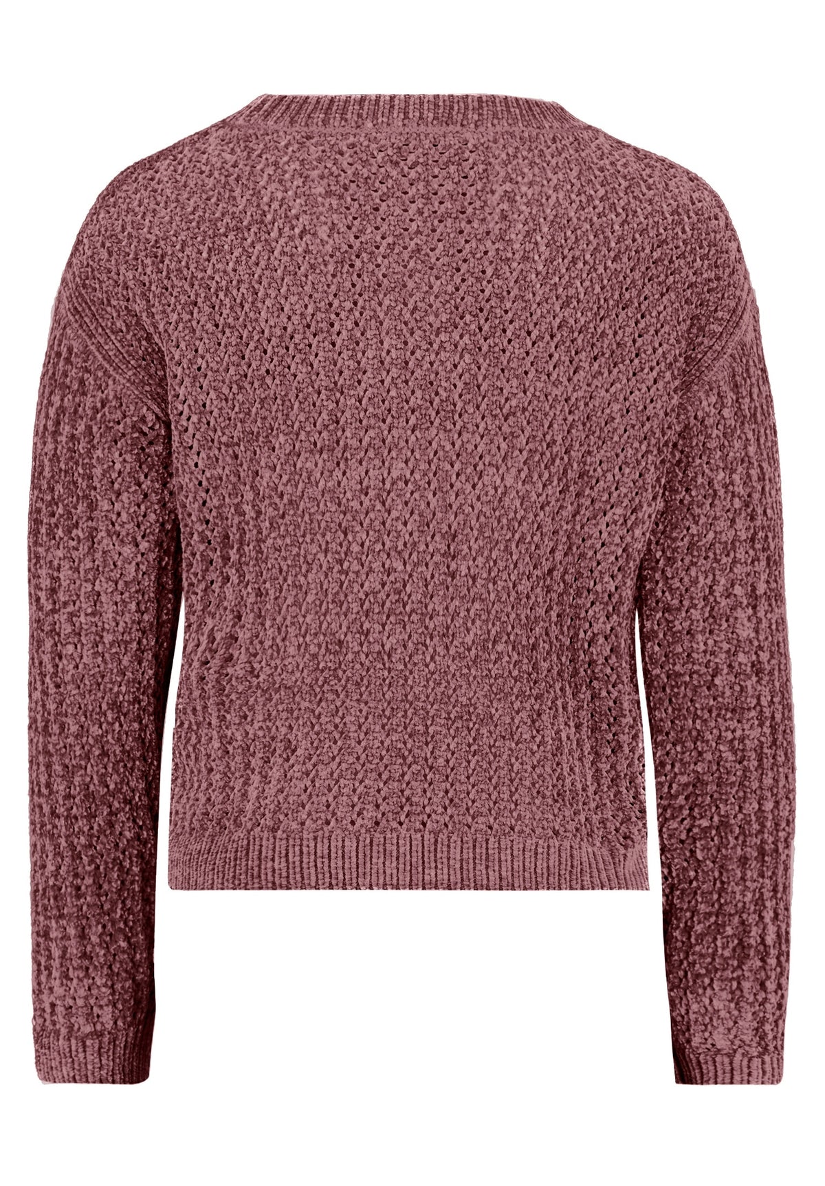 Grobstrick-Pullover (Rose Taupe)