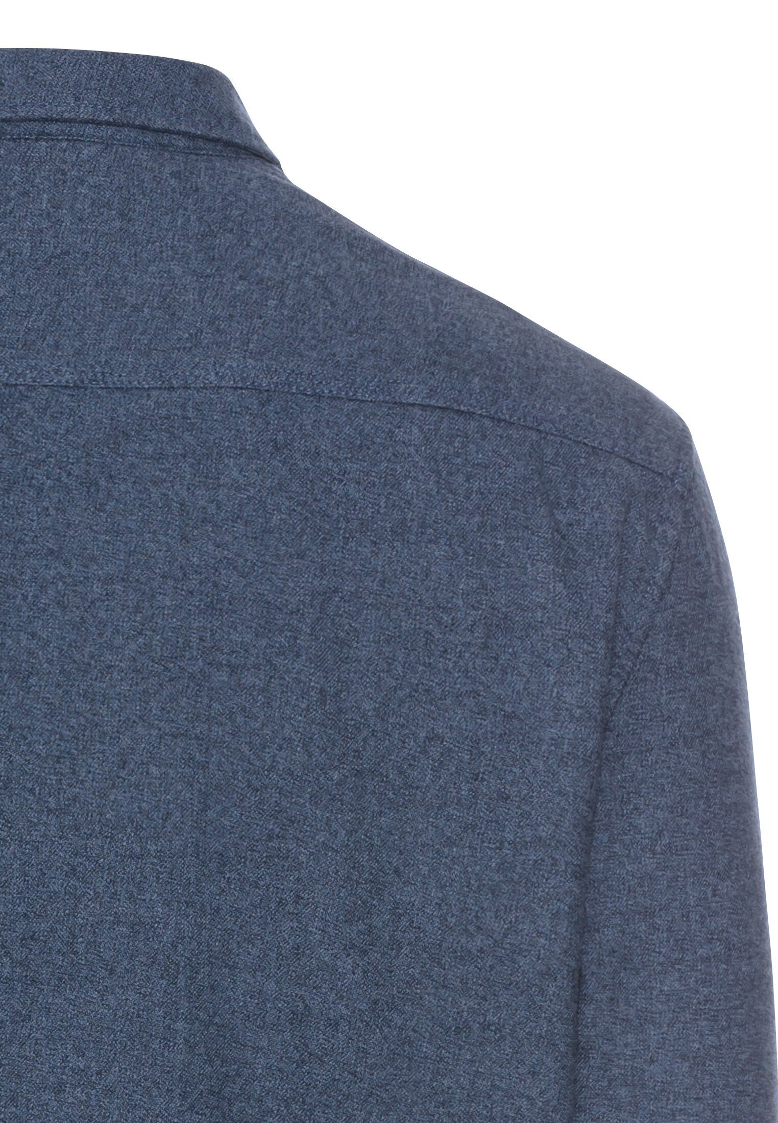 Flanell Karohemd aus reiner Baumwolle (Night Blue)