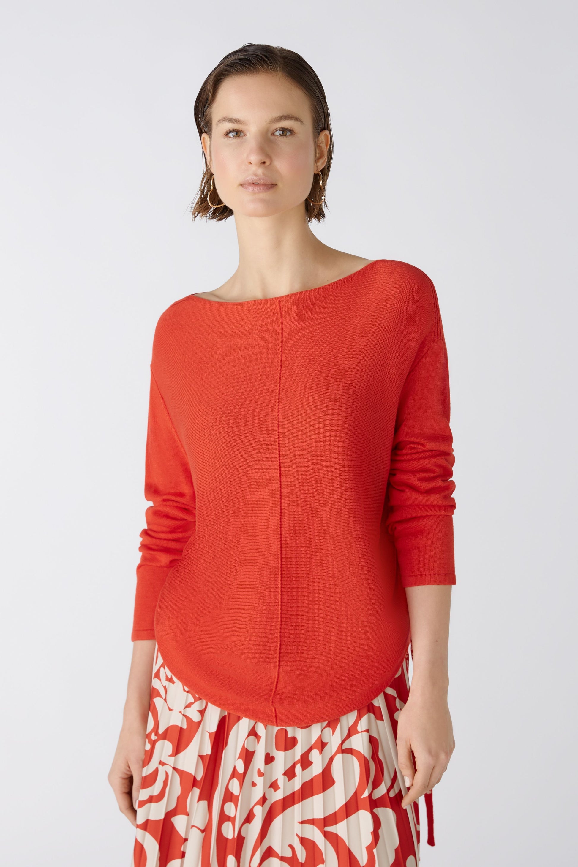 Pullover mit Seide (Aura Orange)