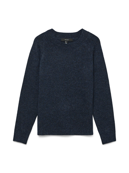 Vmdoffy Ls O-neck Blouse Ga Noos (Navy Blaze)