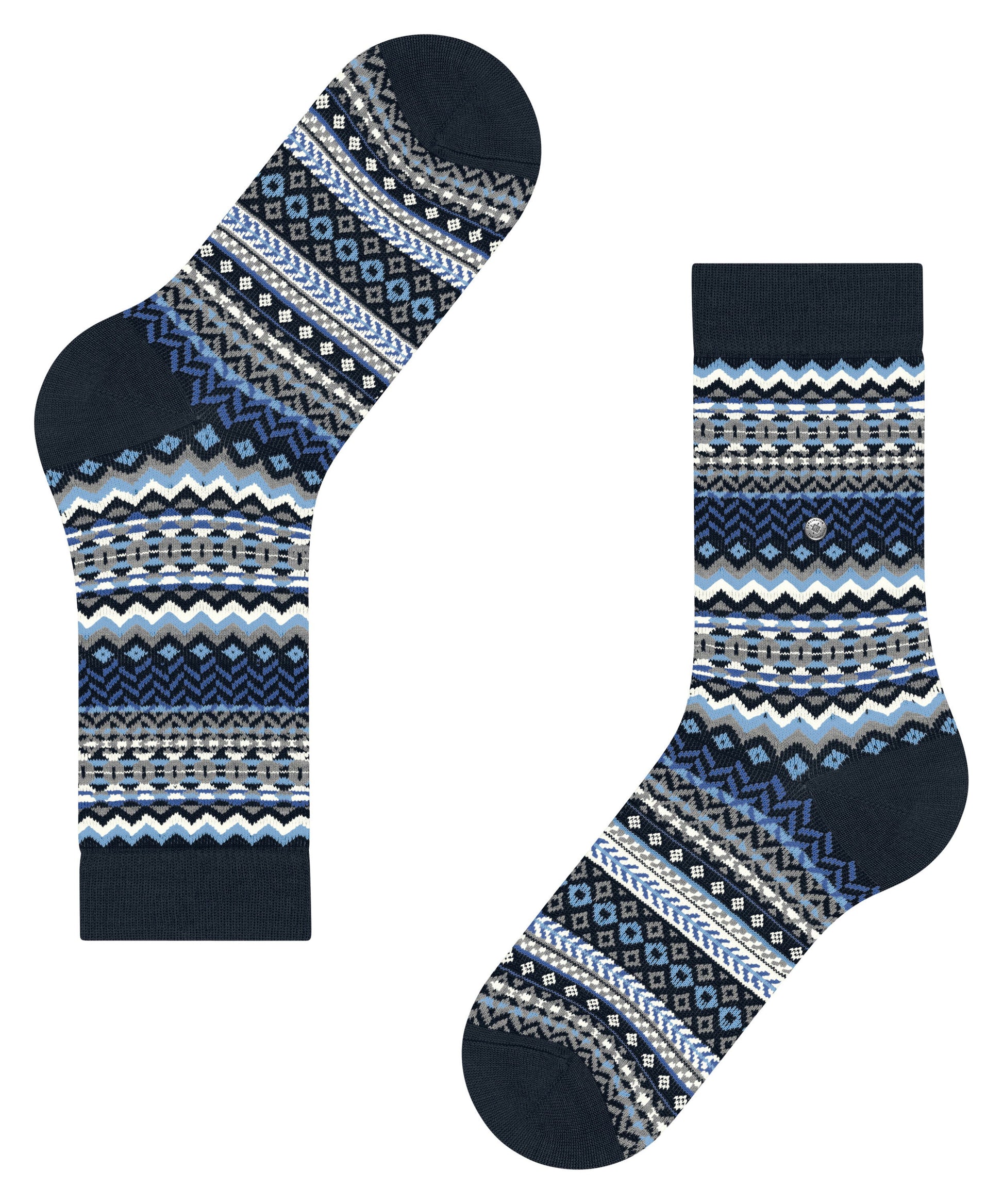Burlington Fair Isle Damen (Marine)