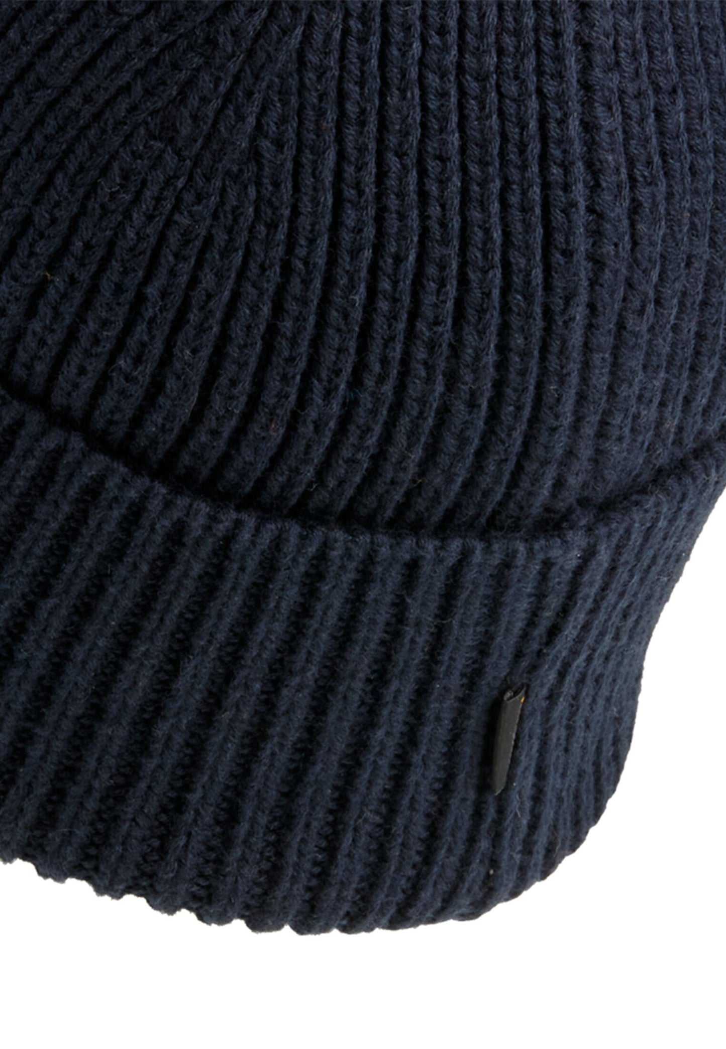 Beanie aus einem Baumwoll-Kaschmir Mix (Dark Blue)