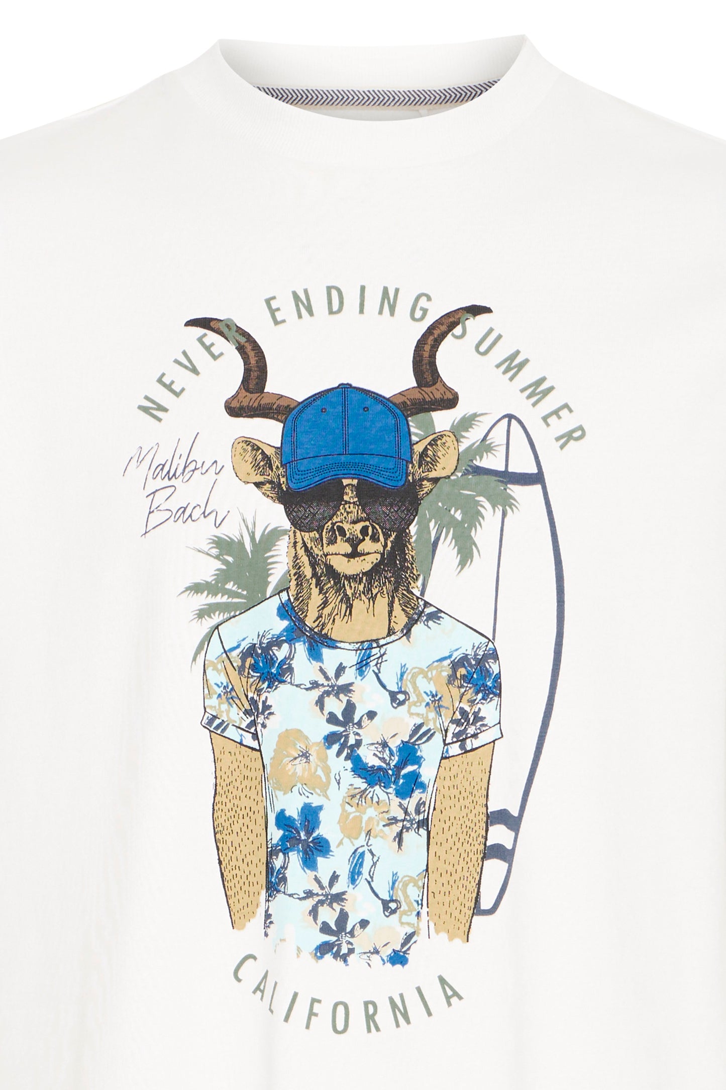 BHJERRON tee (White Deer)