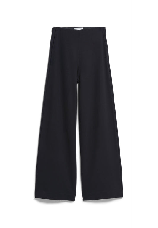 Basic Jersey Wide Leg Pant (Black)
