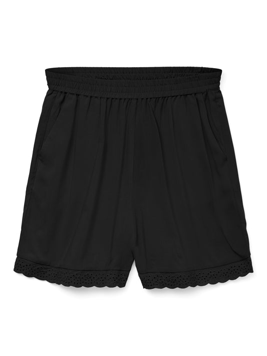 Vmeasy Joy Hw Lace Shorts Wvn Ga (Black)
