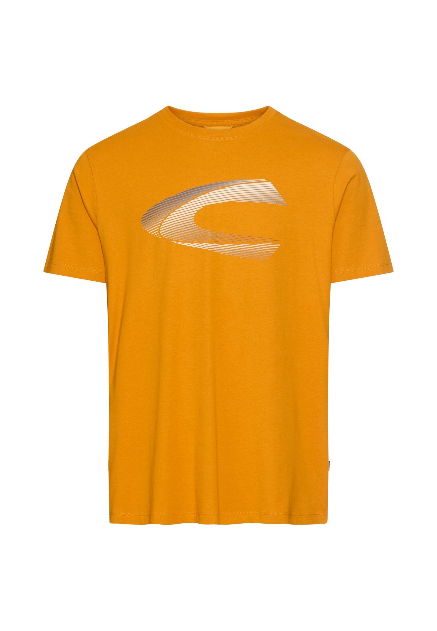 T-Shirt mit Print aus nachhaltigem Organic Cotton (Burned Yellow)