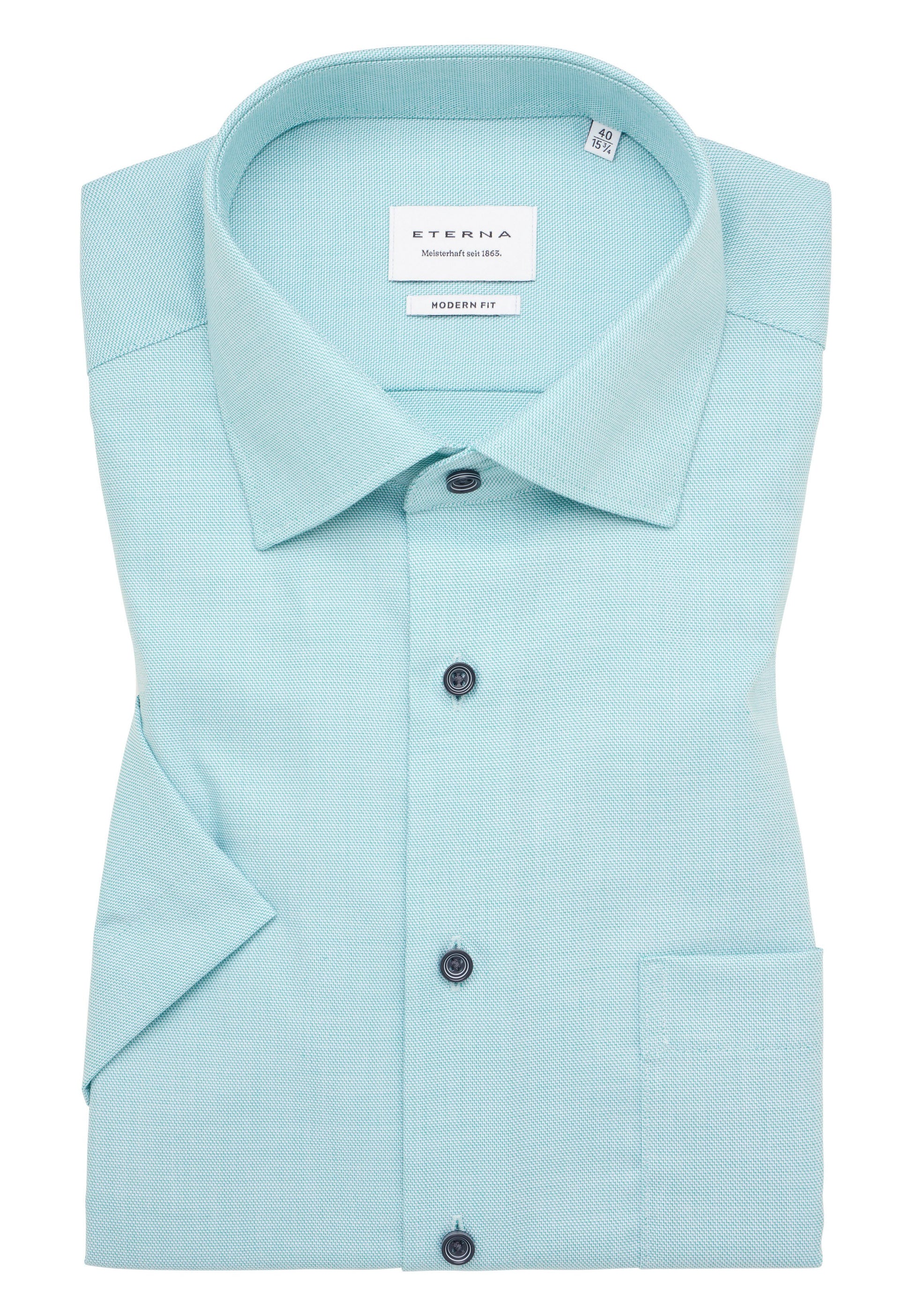 Hemd Twill Kurzarm (Grün)