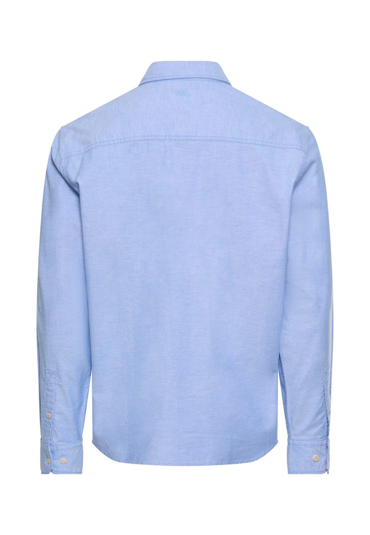 Hemd mit Zwei-Wege Stretch und Brusttasche (Stormy Blue)