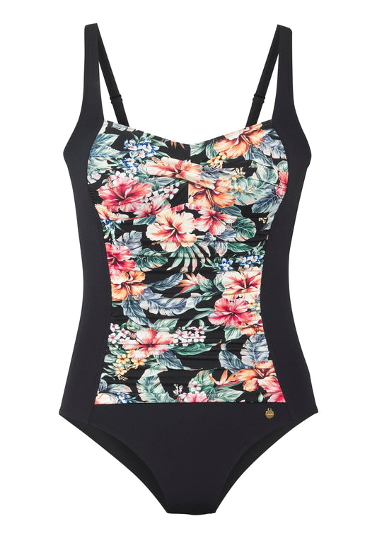 lascana Badeanzug (Black Print)