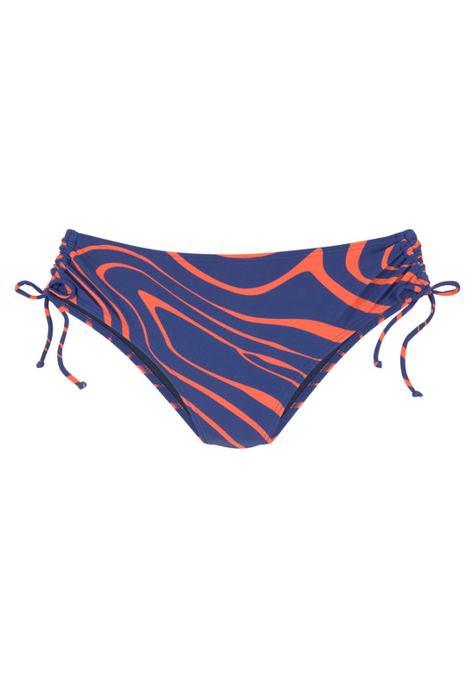 Buffalo LM Bikinihose mit Raffung (Blue-orange)