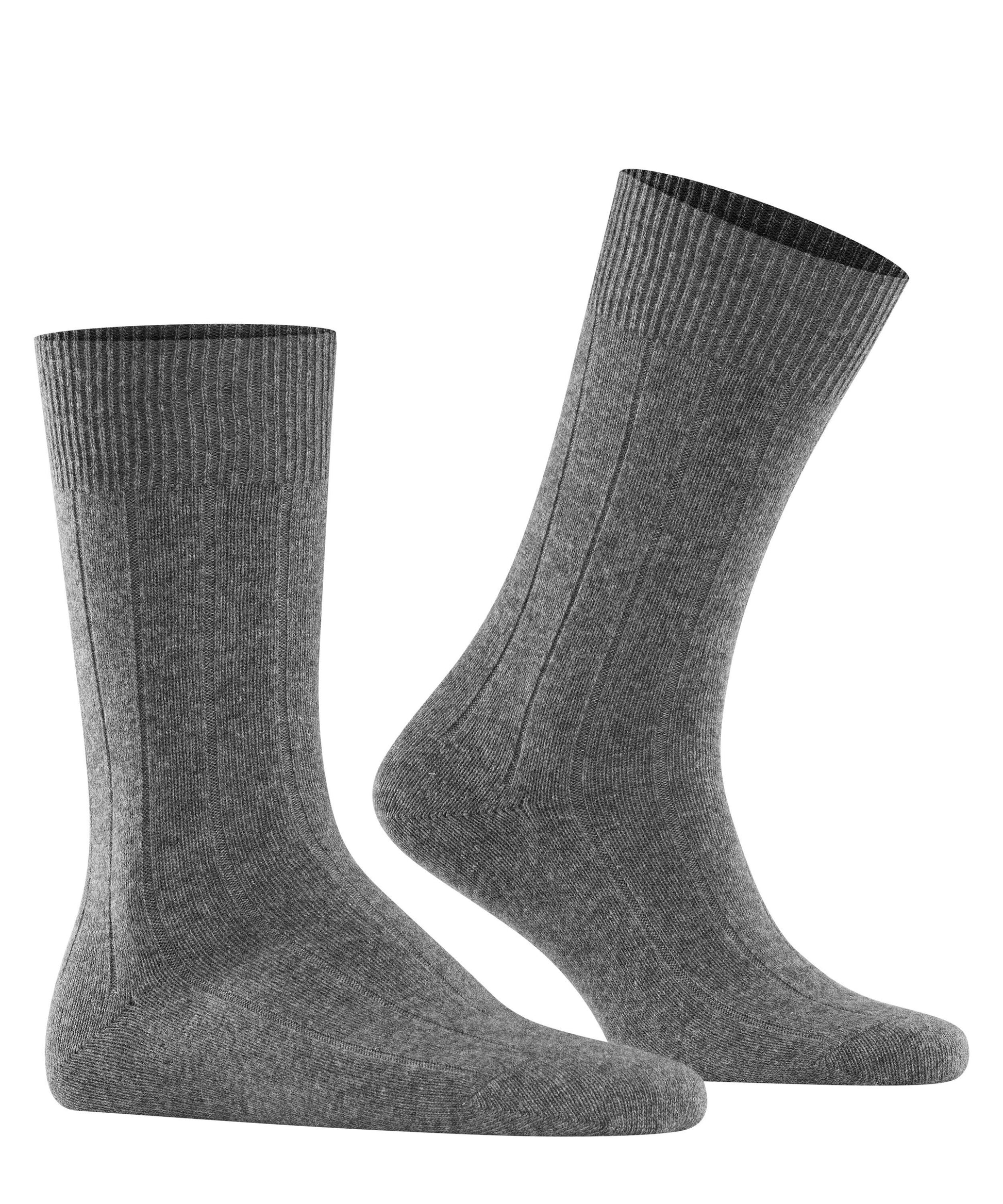 FALKE Lhasa Rib Herren (Light Greymel.)