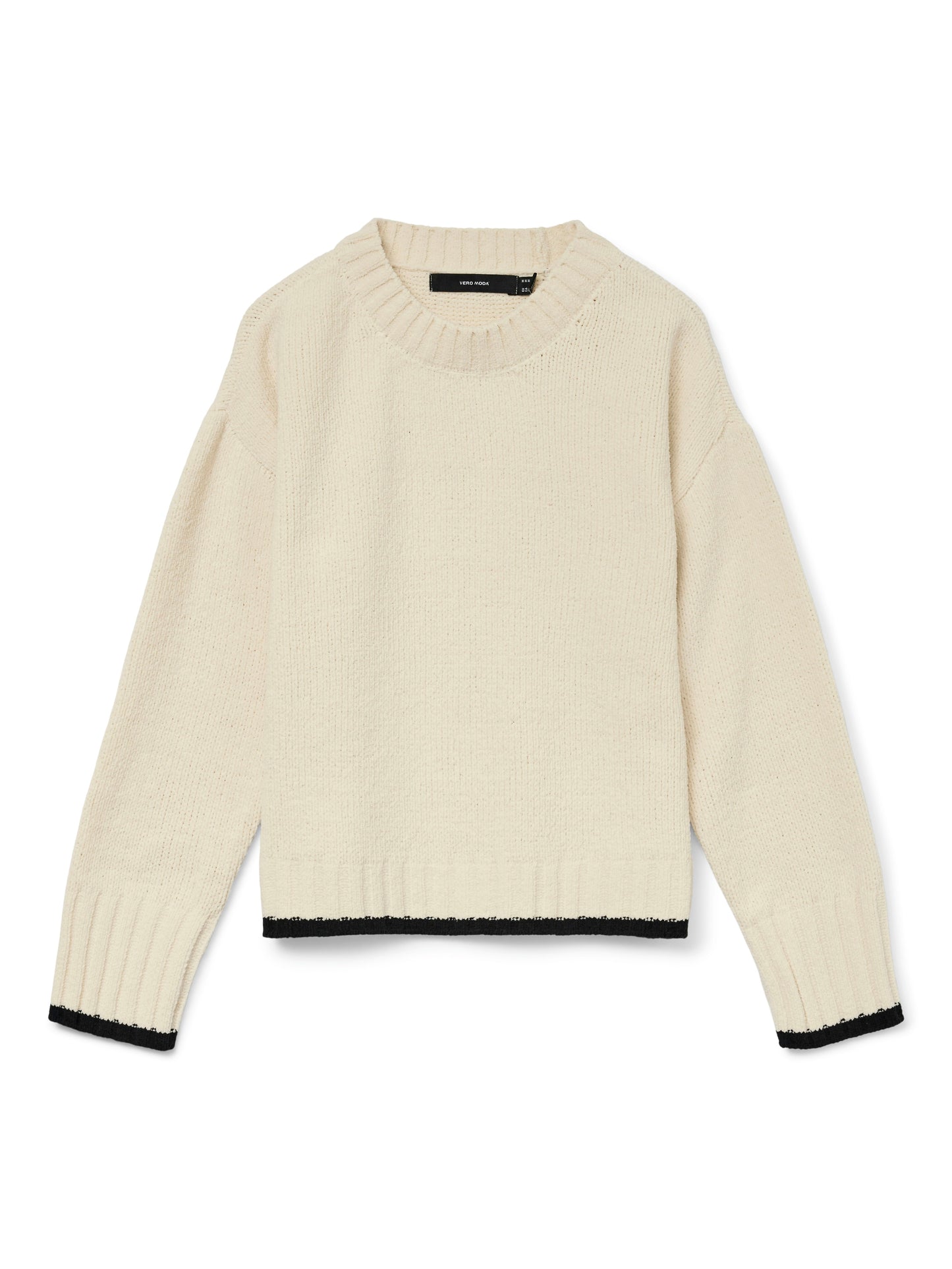 Vmshadow Ls O-neck Pullover Boo (Birch/w. B)