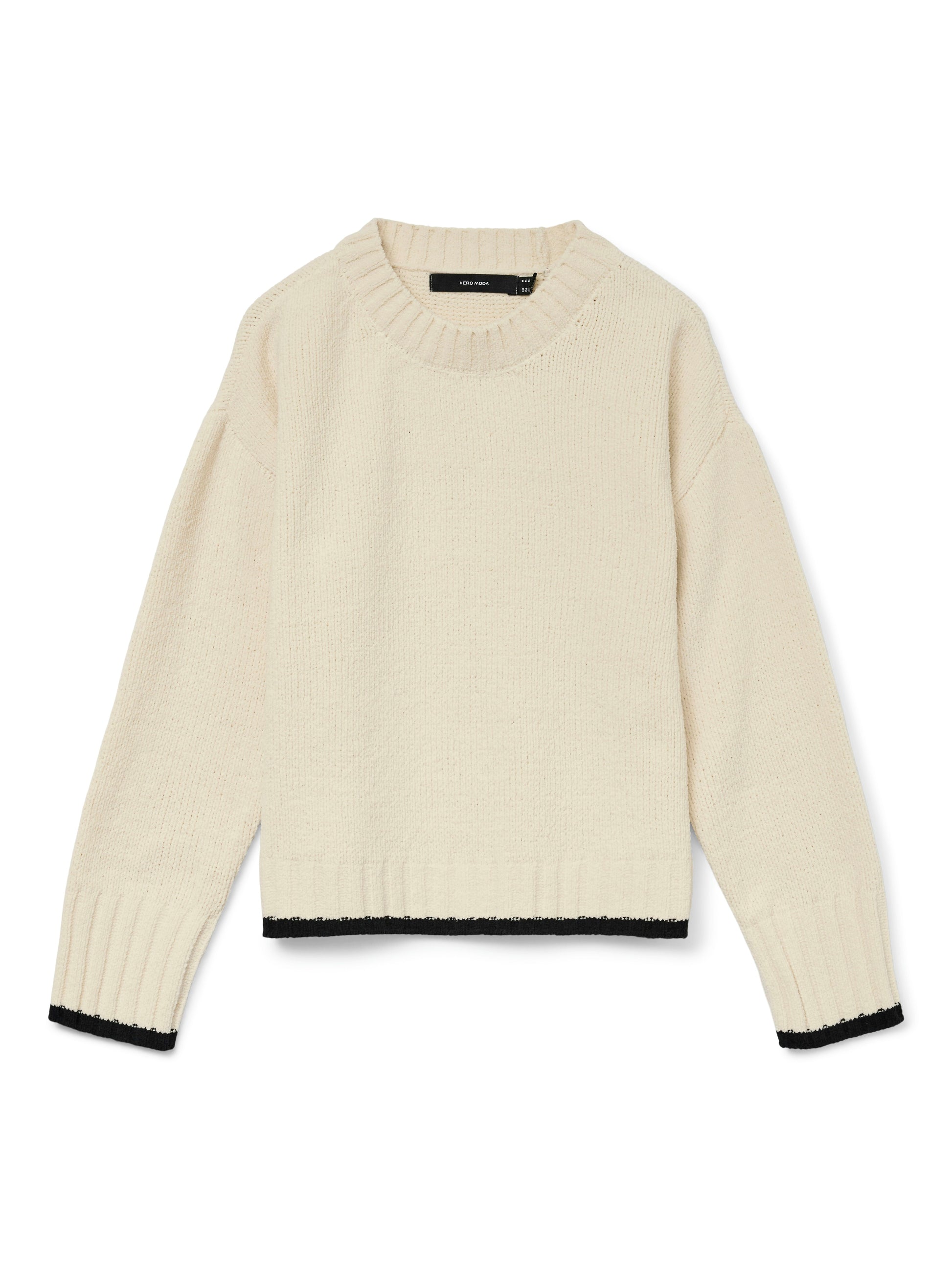 Vmshadow Ls O-neck Pullover Boo (Birch/w. B)