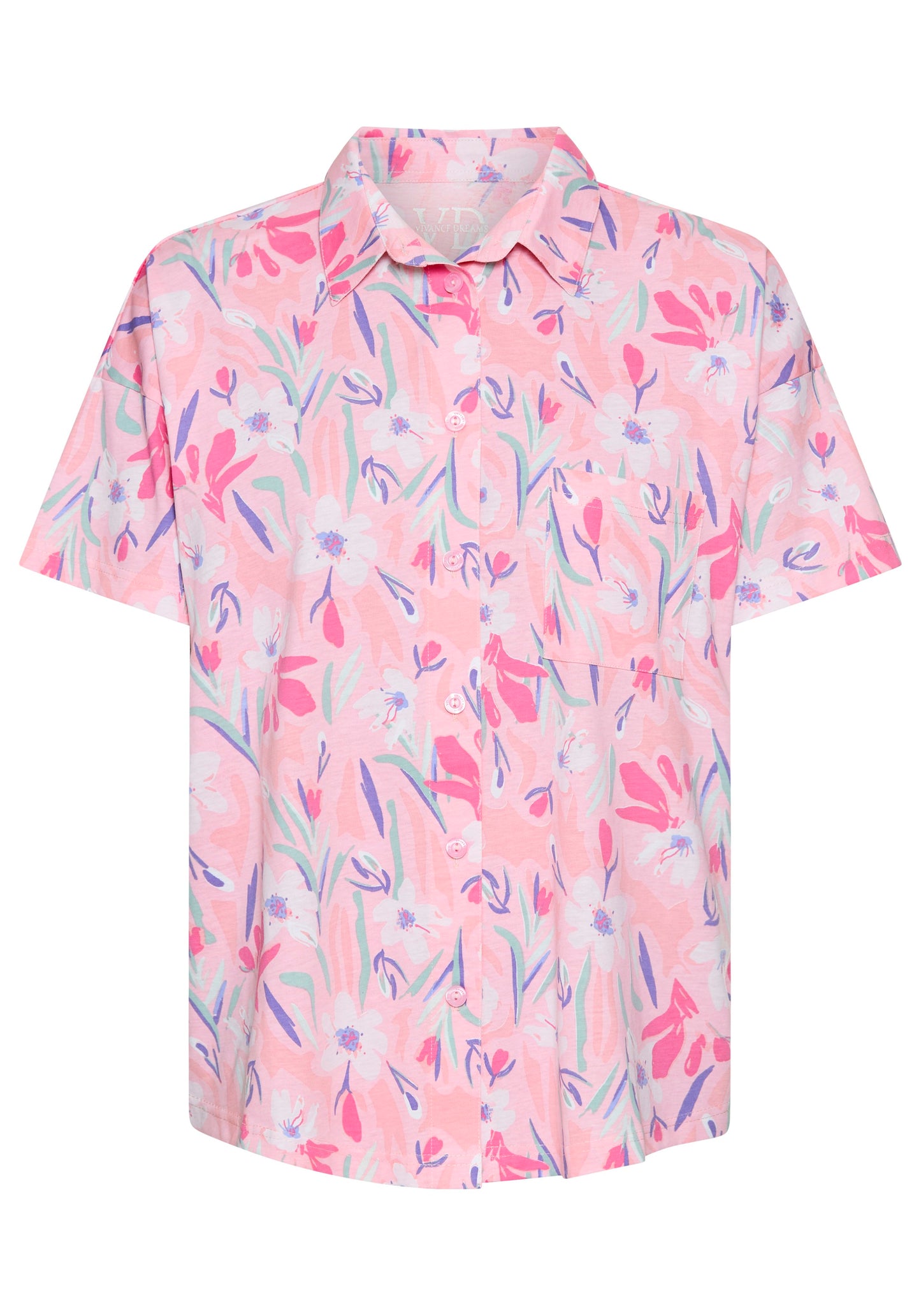 Vivance Dreams VD Classic Shirt (Rose Aop)