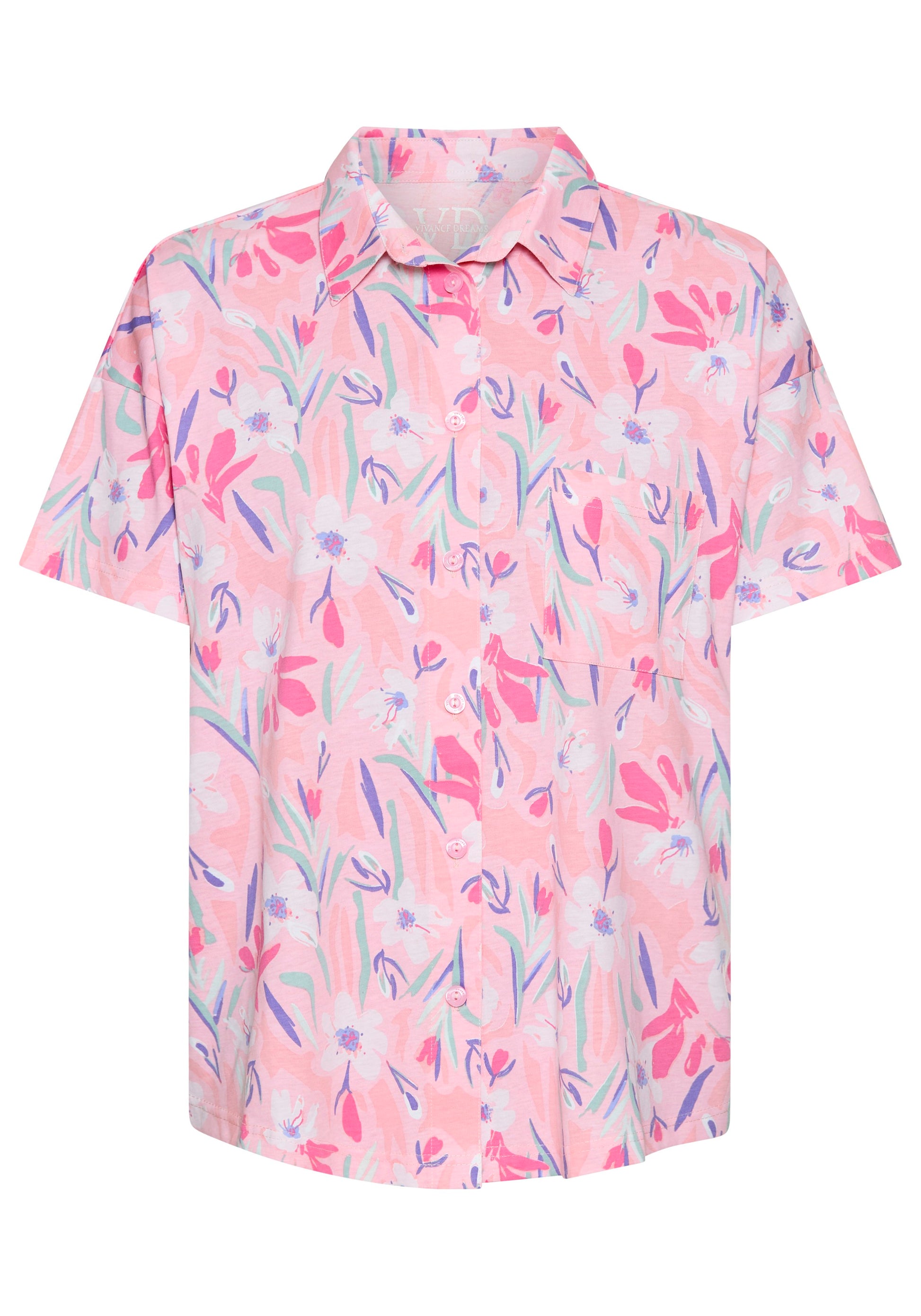 Vivance Dreams VD Classic Shirt (Rose Aop)