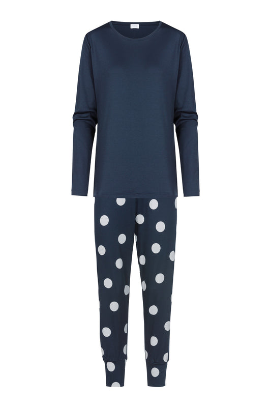 pyjama 7/8 length, long sleeve (Night Blue)