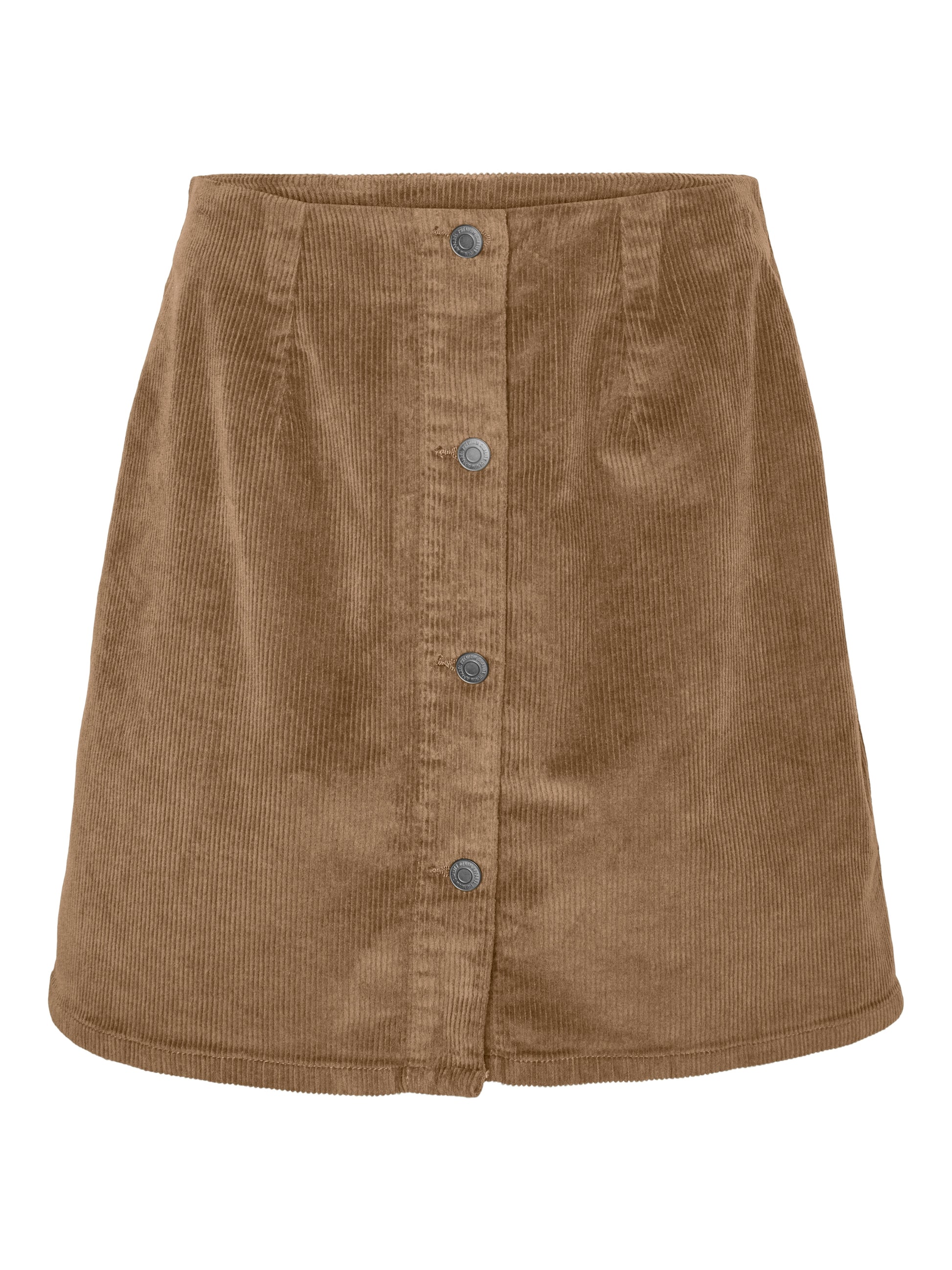 Vmetta Hr Short Cord Skater Skirt Noos (Silver Mink)
