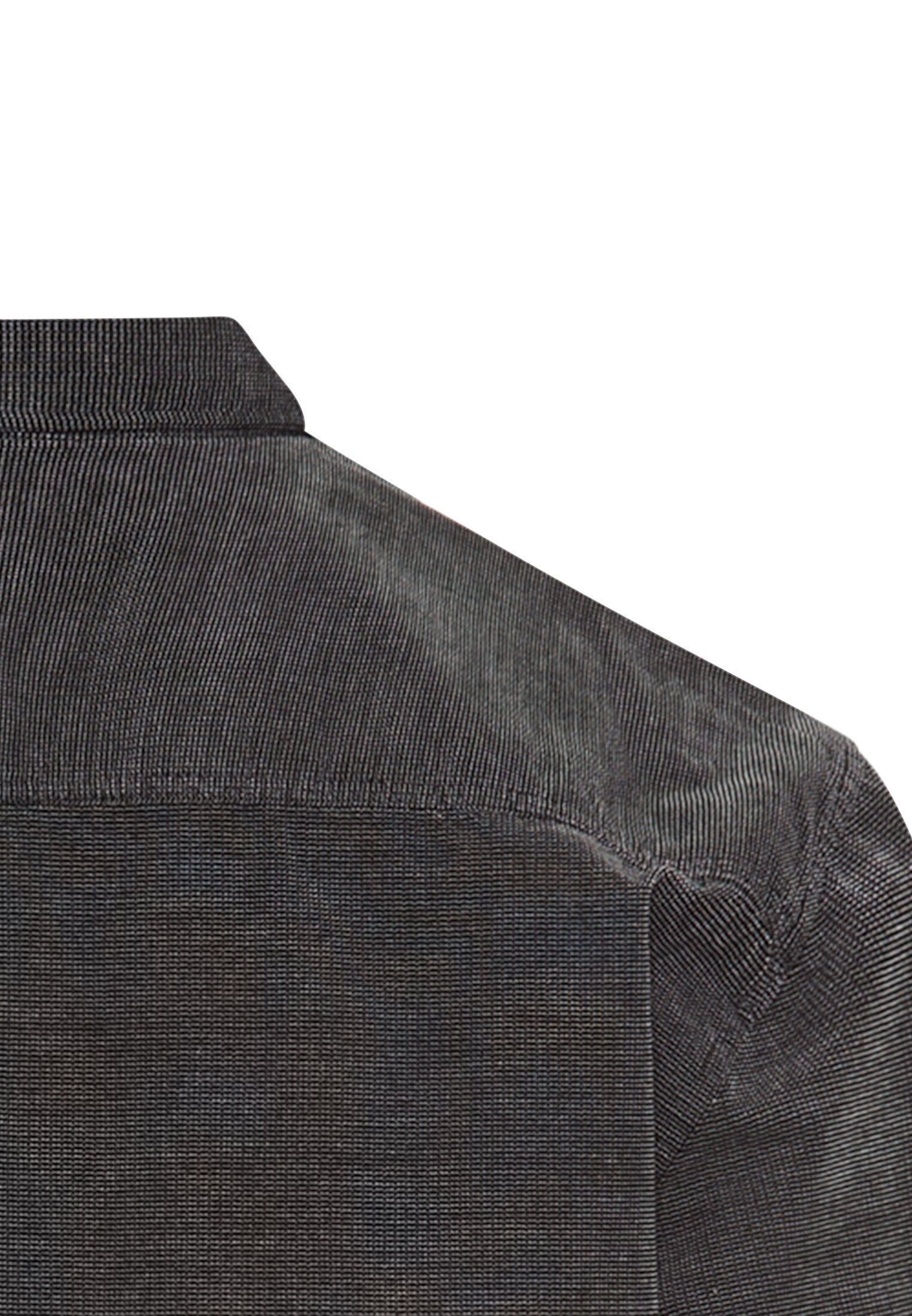 Langarmhemd mit aufgesetzten Taschen (Asphalt)