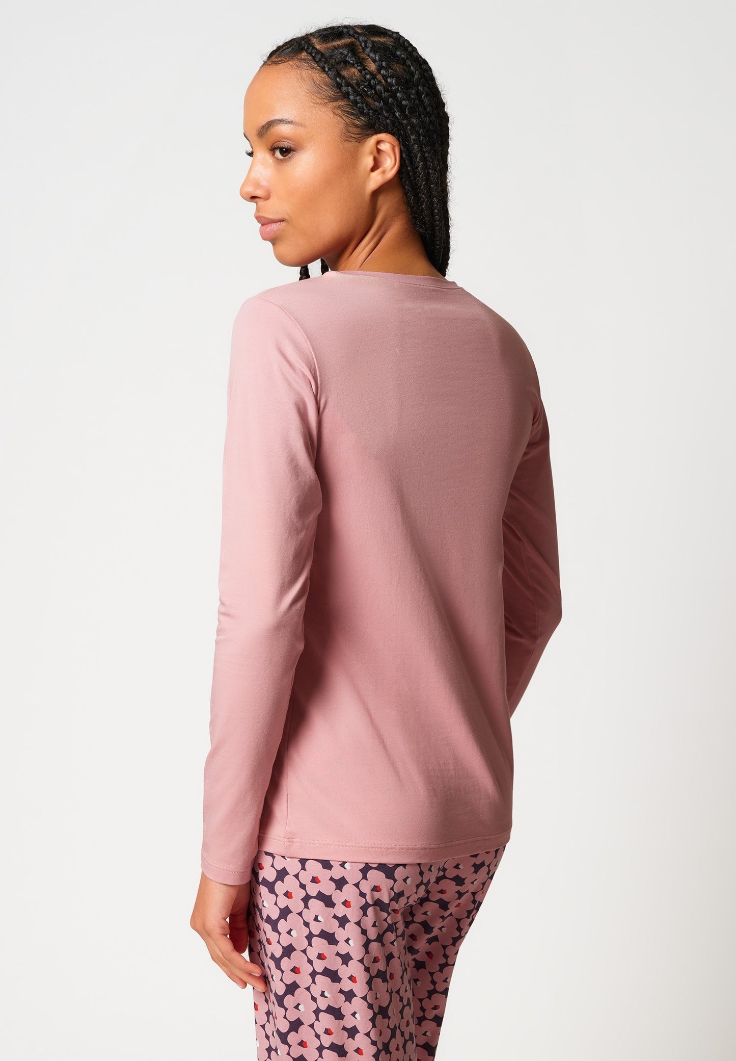 SKINY Damen Shirt lg. A. Night In Mix & Match (Zephyr)