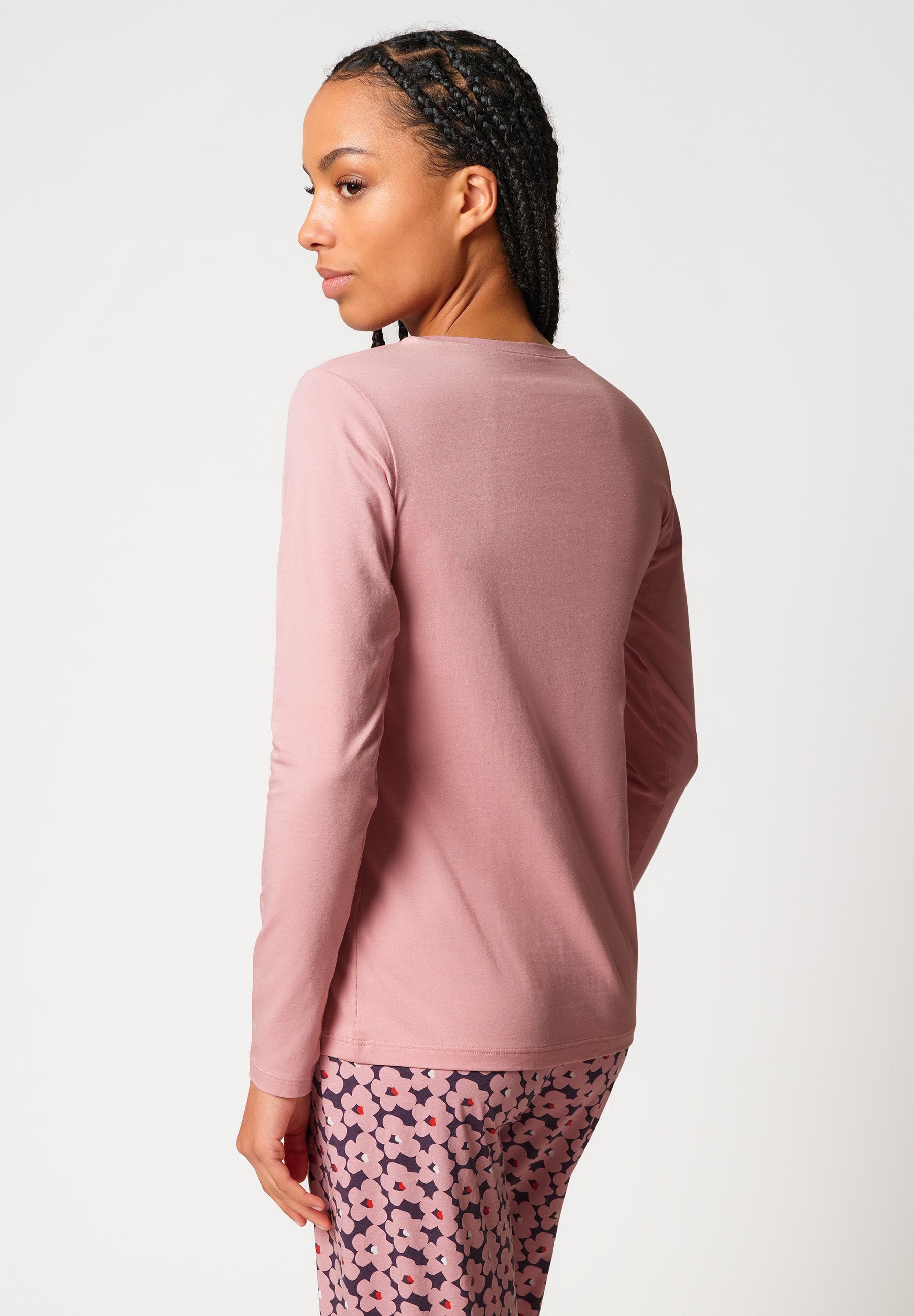 SKINY Damen Shirt lg. A. Night In Mix & Match (Zephyr)
