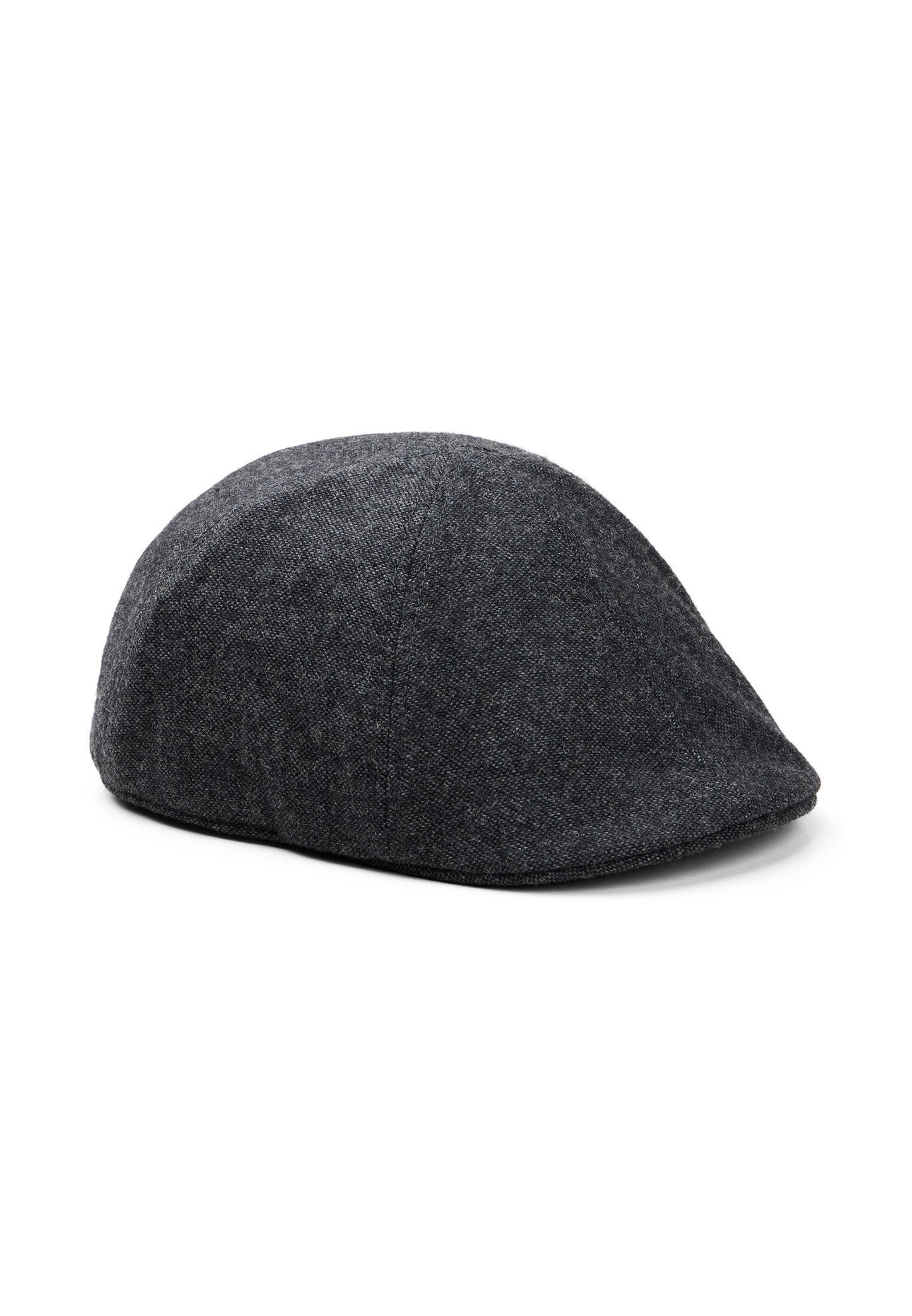 Gefütterte Schirmmütze aus Wollgemisch (Gunmetal)