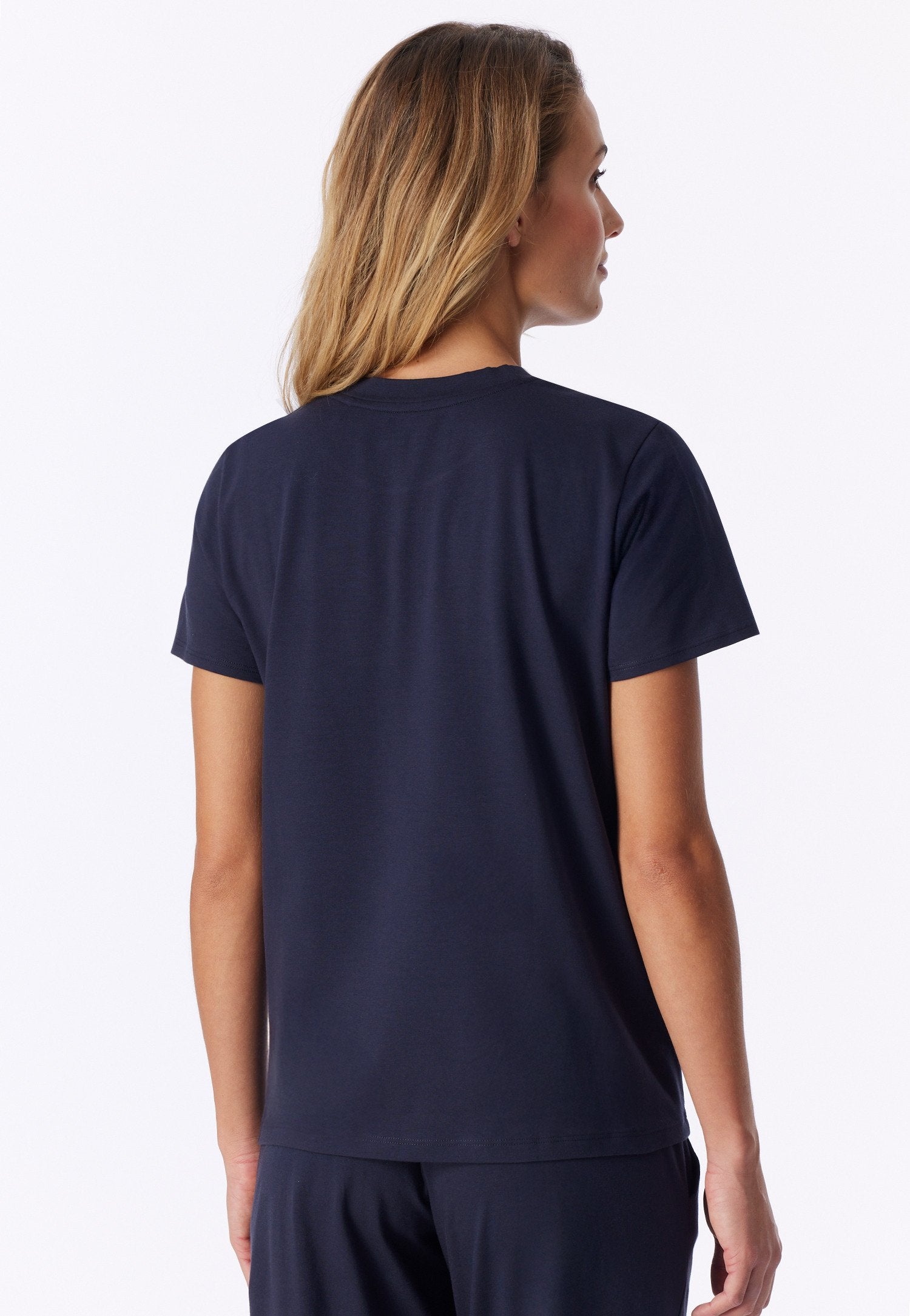 T-Shirt Rundhals (Deep Blue)