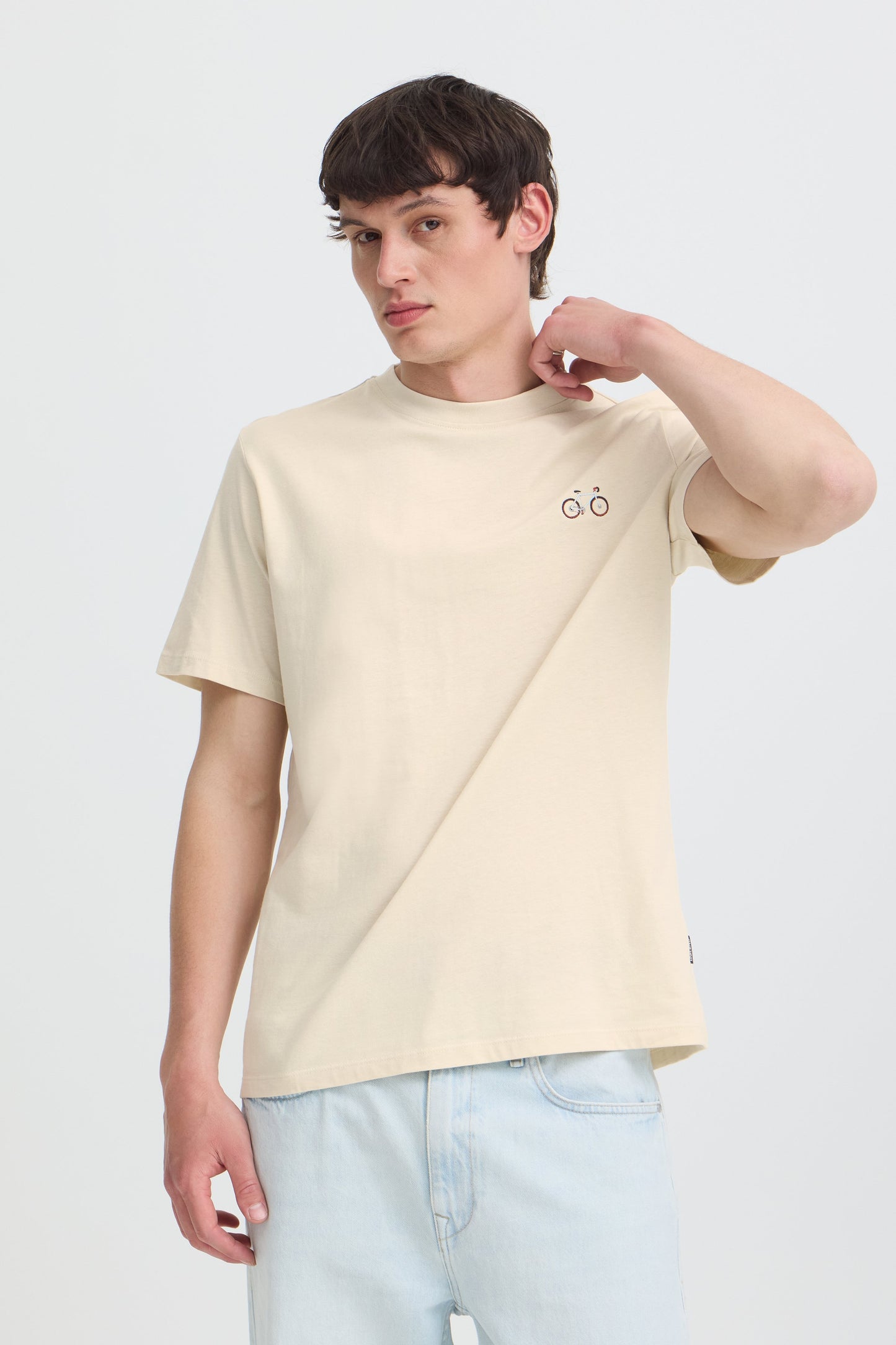 Bhkennard S/s Emb Tee (Oyster Gra)