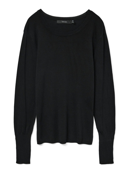 Vmdory Ls O-neck Button Pullover Ga Noos (Black)