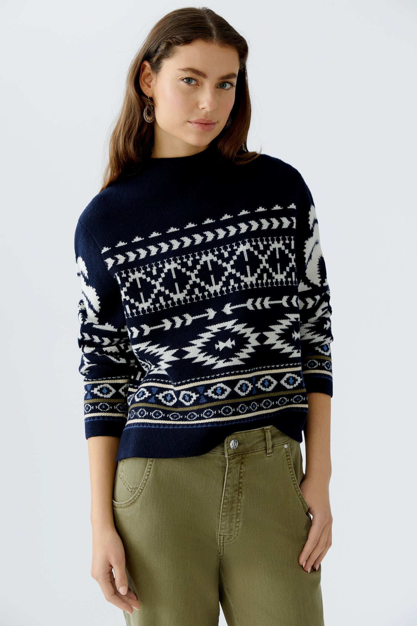 Pullover (Dk Blue White)