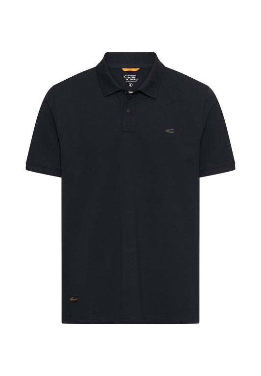 Poloshirt mit Kontrastdetails (Dark Navy)