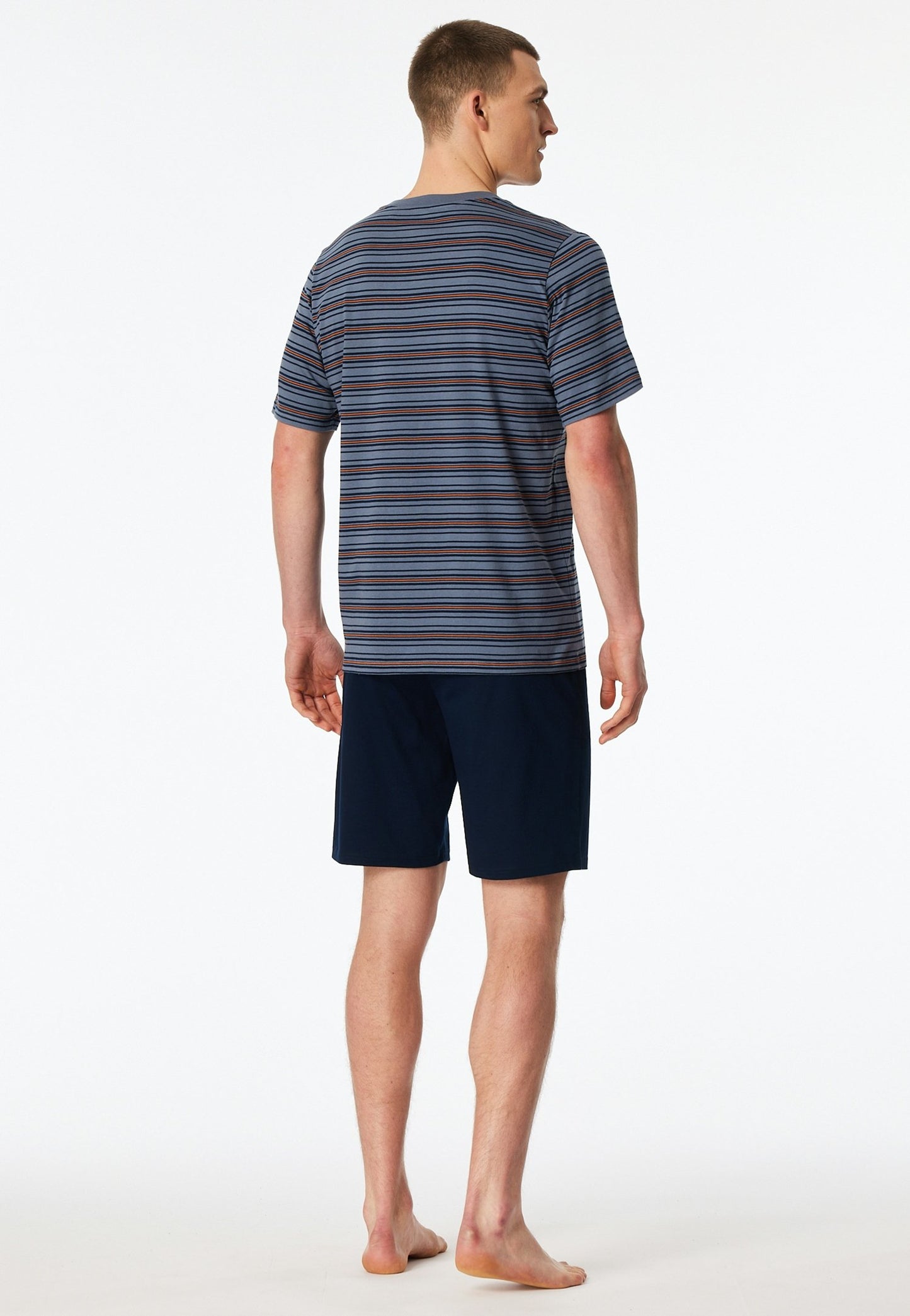 Schlafanzug kurz (Blaugrau)