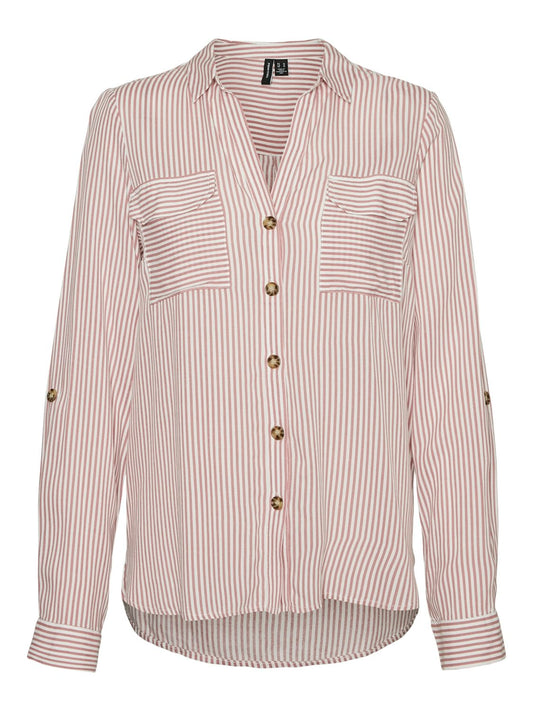 Vmbumpy L/s Shirt New Wvn Ga Noos (Snow White)