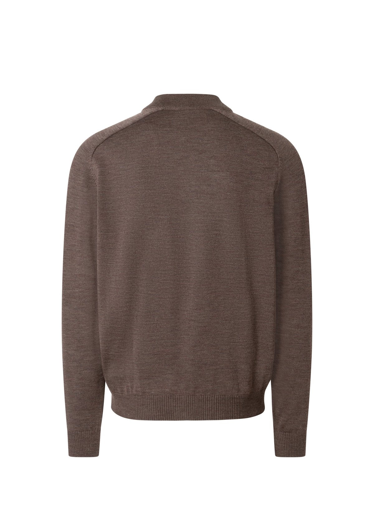 Strickjacke Zip 1/1 Arm (Field Brown)