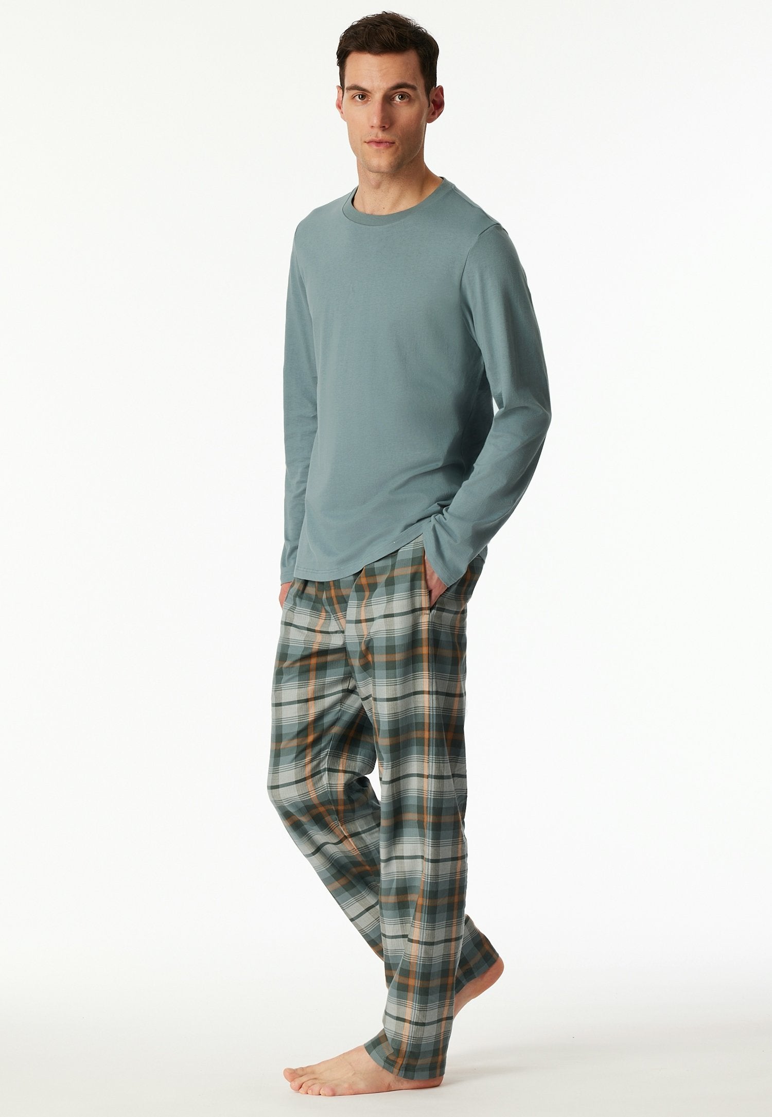 Langarmshirt Rundhals (Mineral)