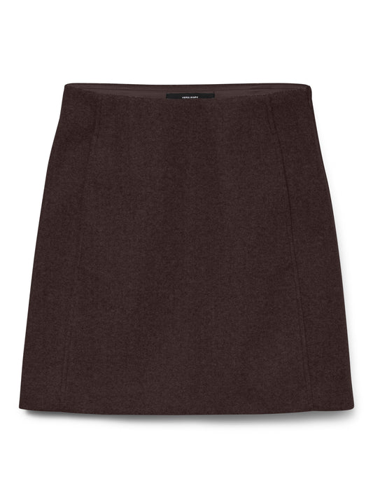 Vmfortuneallison Hw Short Skirt Ga Noos (Chocolate)