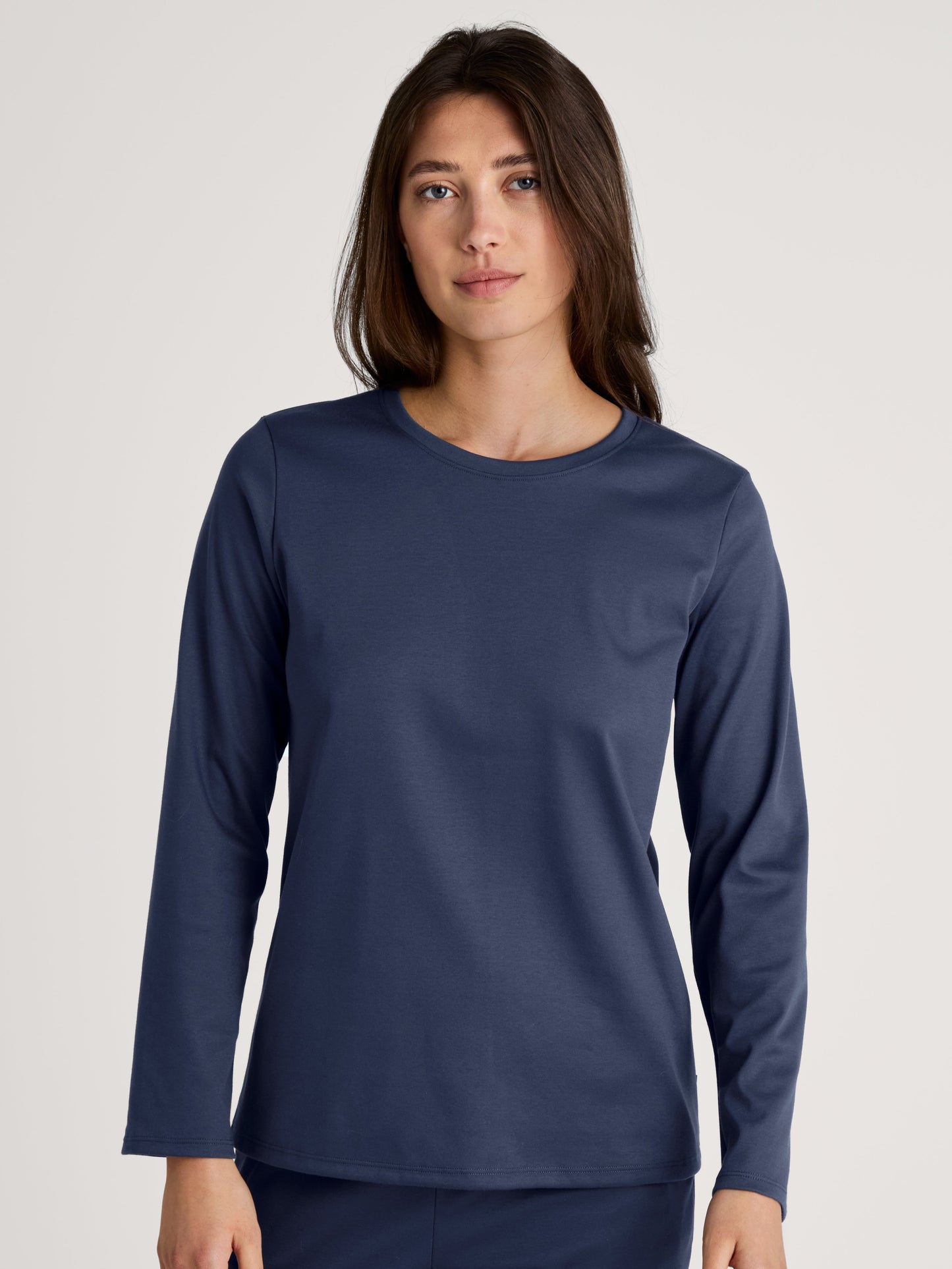 WOMEN Shirt long-sleeve (Peacoat Blue)