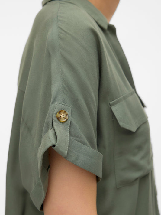 Vmbumpy Ss Shirt Wvn Noos (Laurel Wreath)