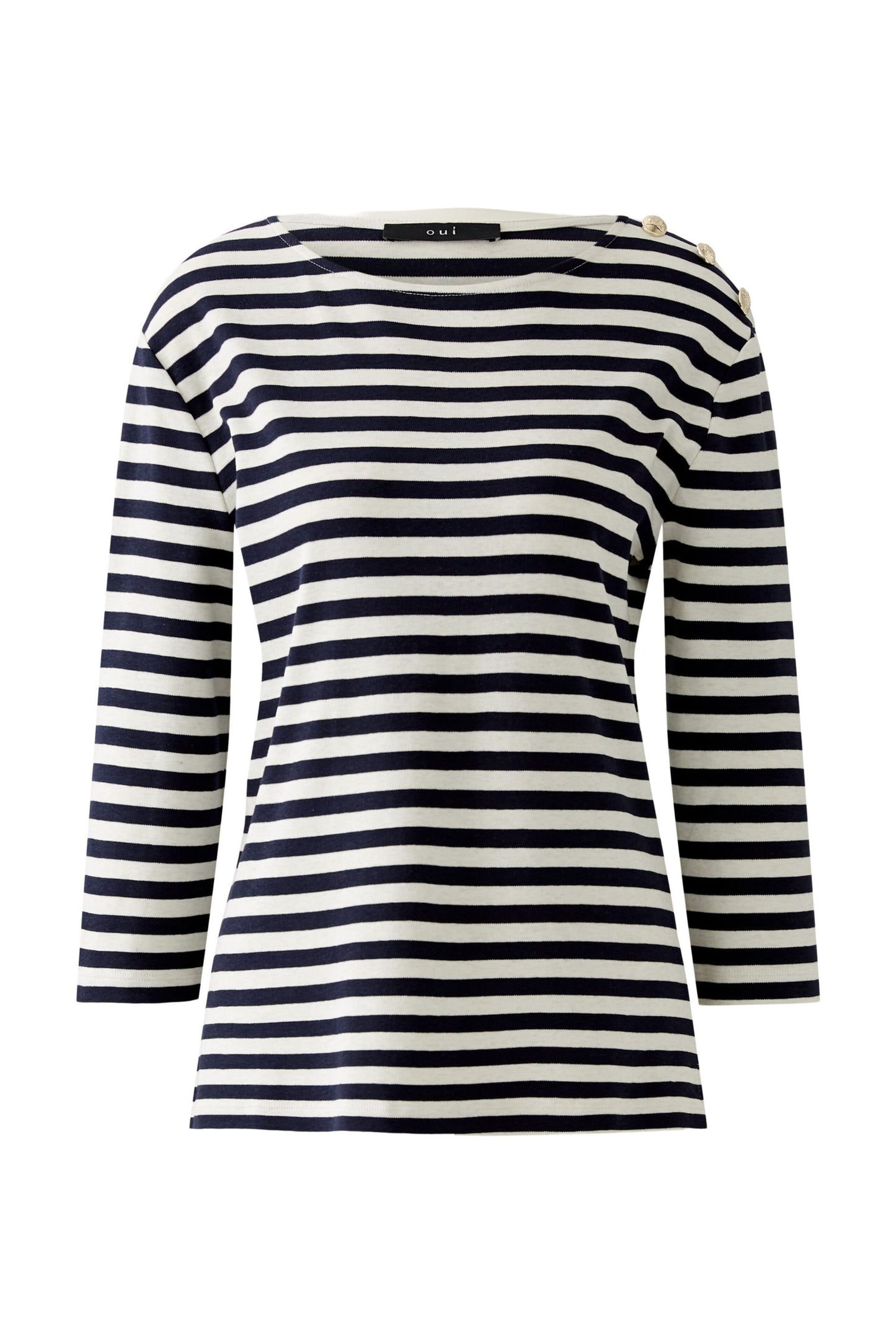 SUNALA T-Shirt reine Baumwolle (White Blue)