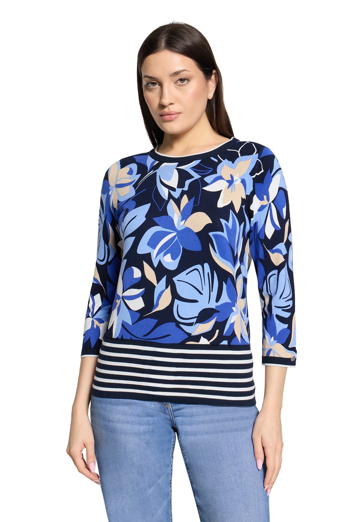 Feinstrickpullover (Dark Blue/blue)