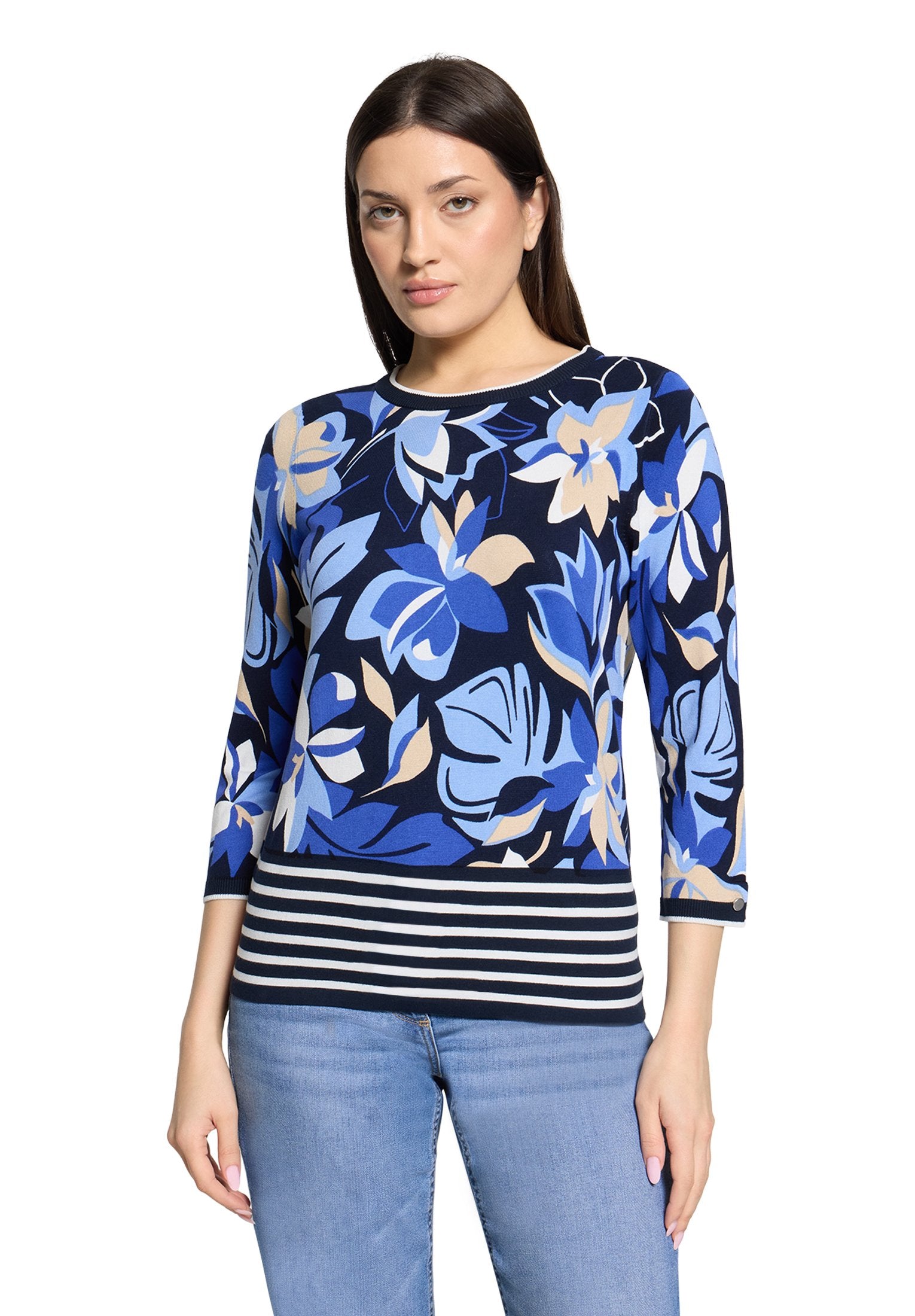 Feinstrickpullover (Dark Blue/blue)