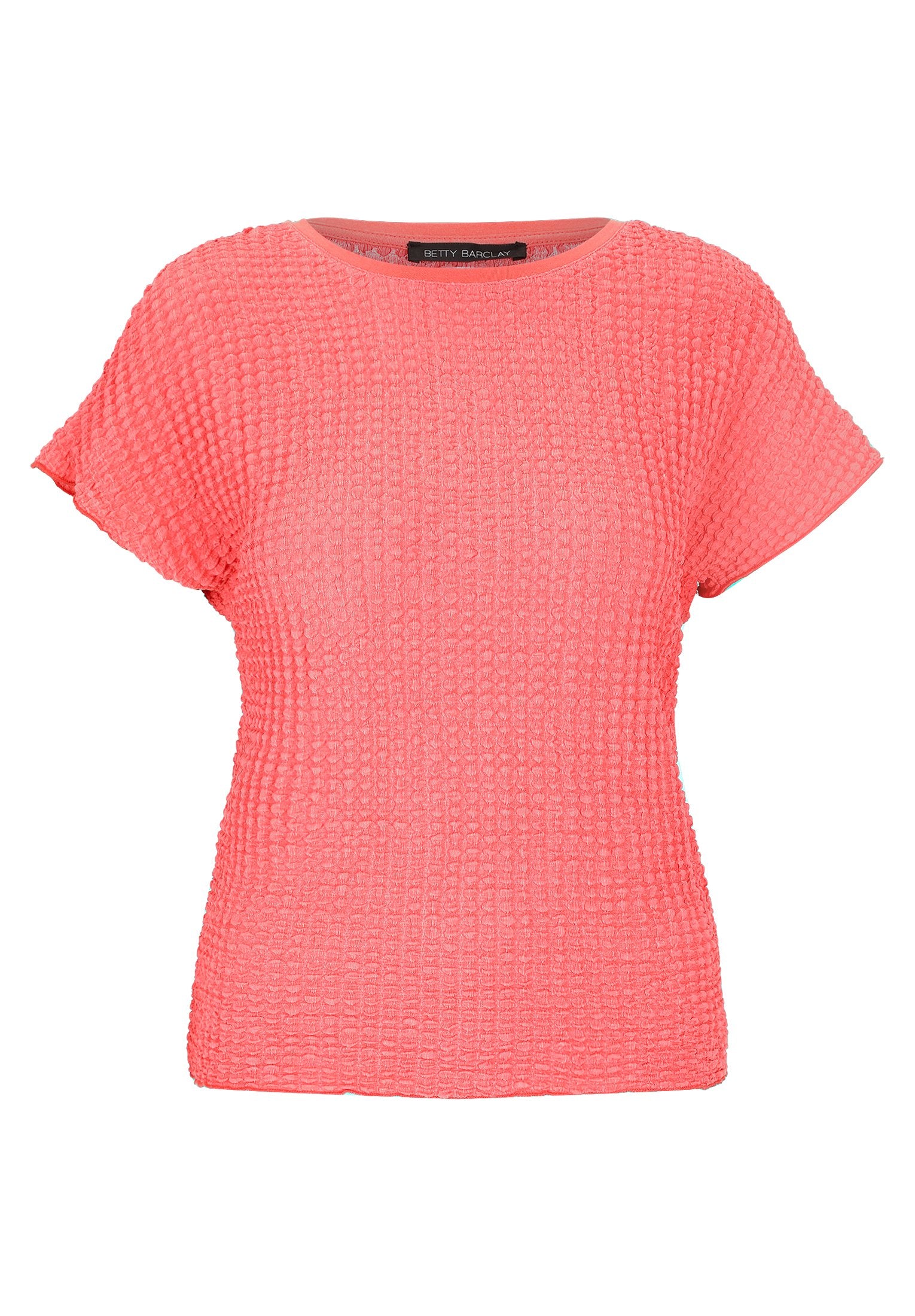 Strukturshirt (Hot Coral)