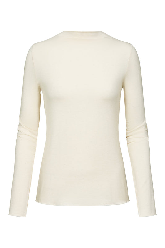 T-Shirt langarm (Almond Milk)