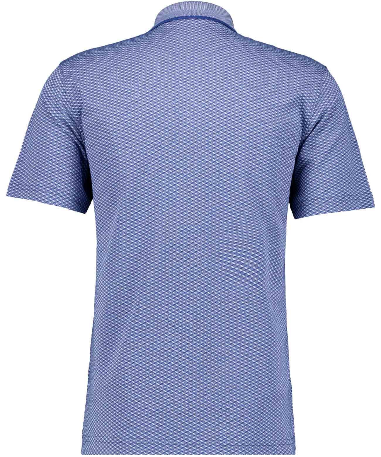 Softknit-Polo Jacquard (Marine Mel)