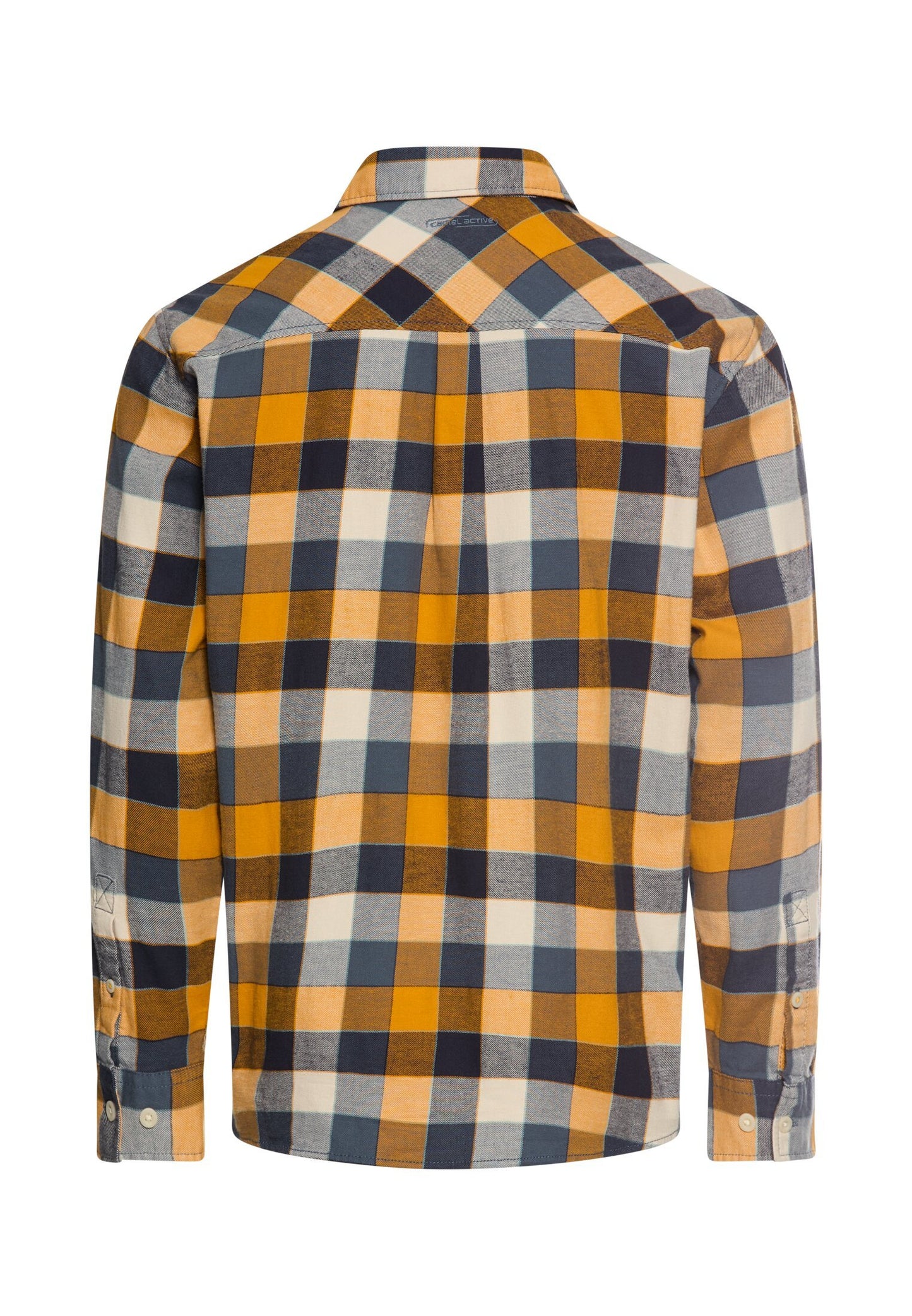 fleXXXactive® Langarmhemd aus leichtem Flanell (Burned Yellow)