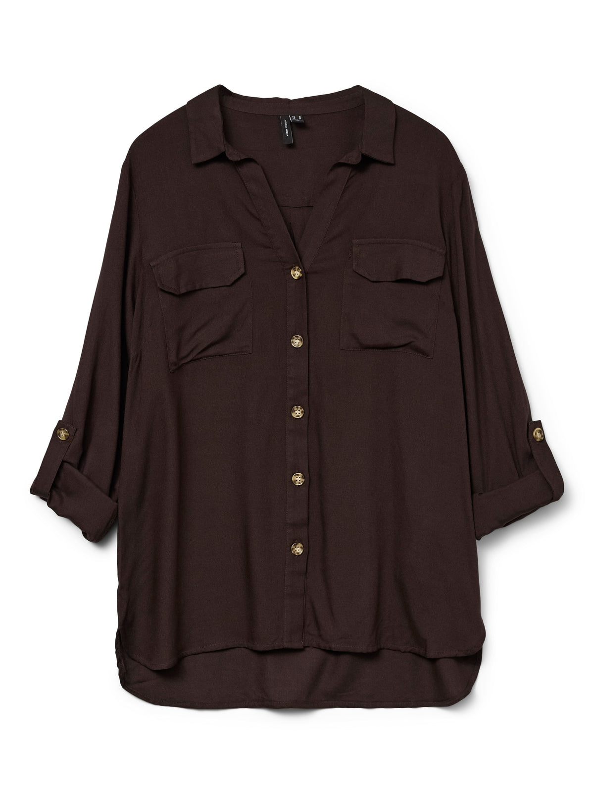 Vmbumpy L/s Shirt New Wvn Noos (Chocolate Tor)