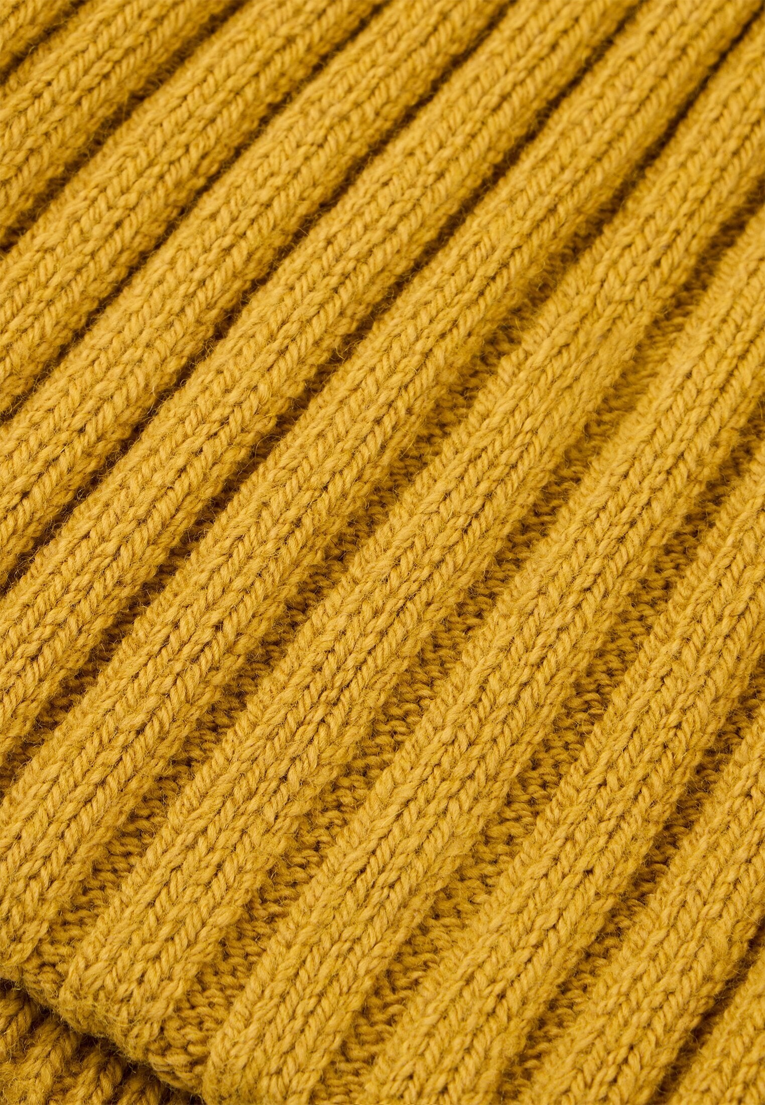 Strickmütze aus Baumwollgemisch (Moss Yellow)